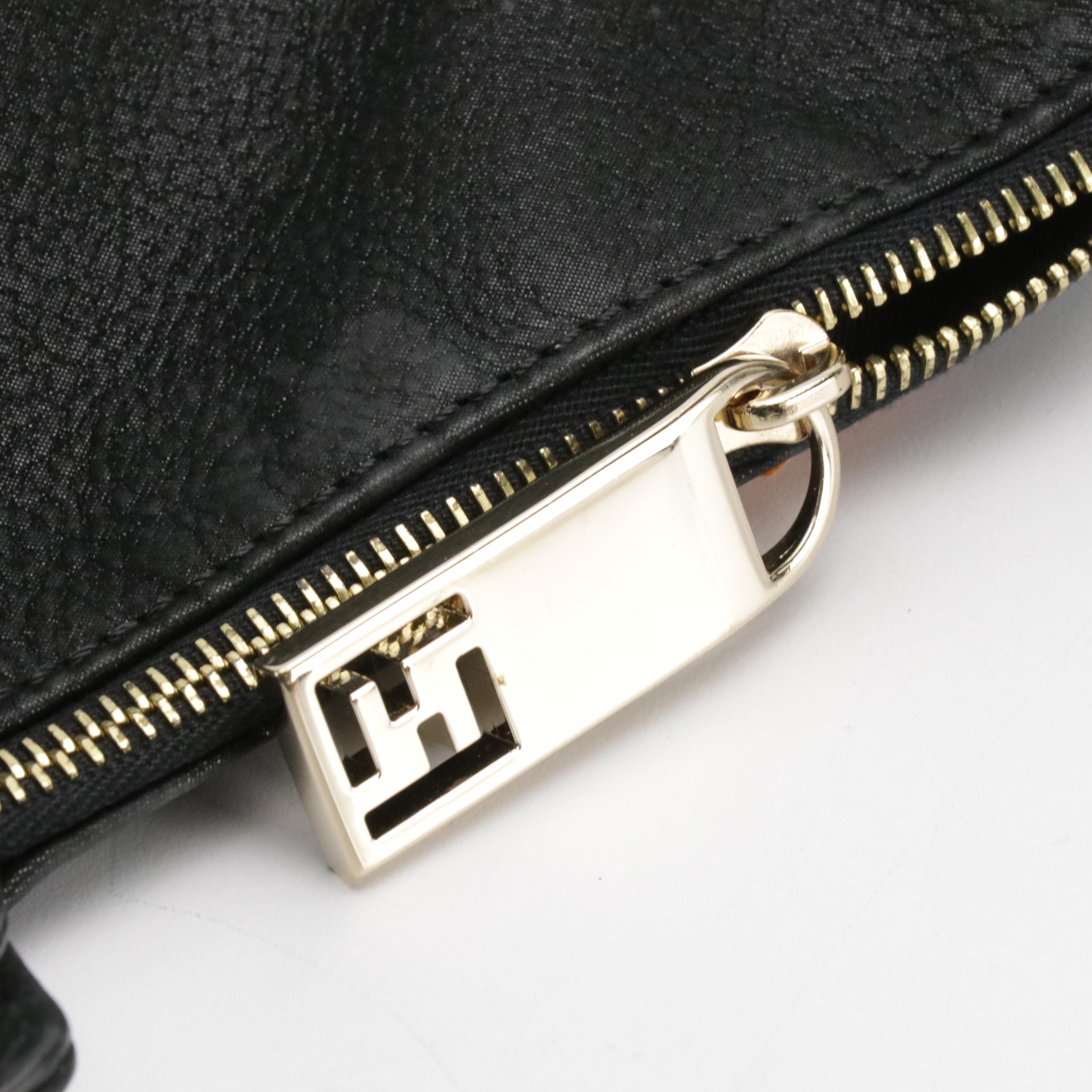 Fendi Chains Medium Tote Bag 8BR636 in Glimmer Leather