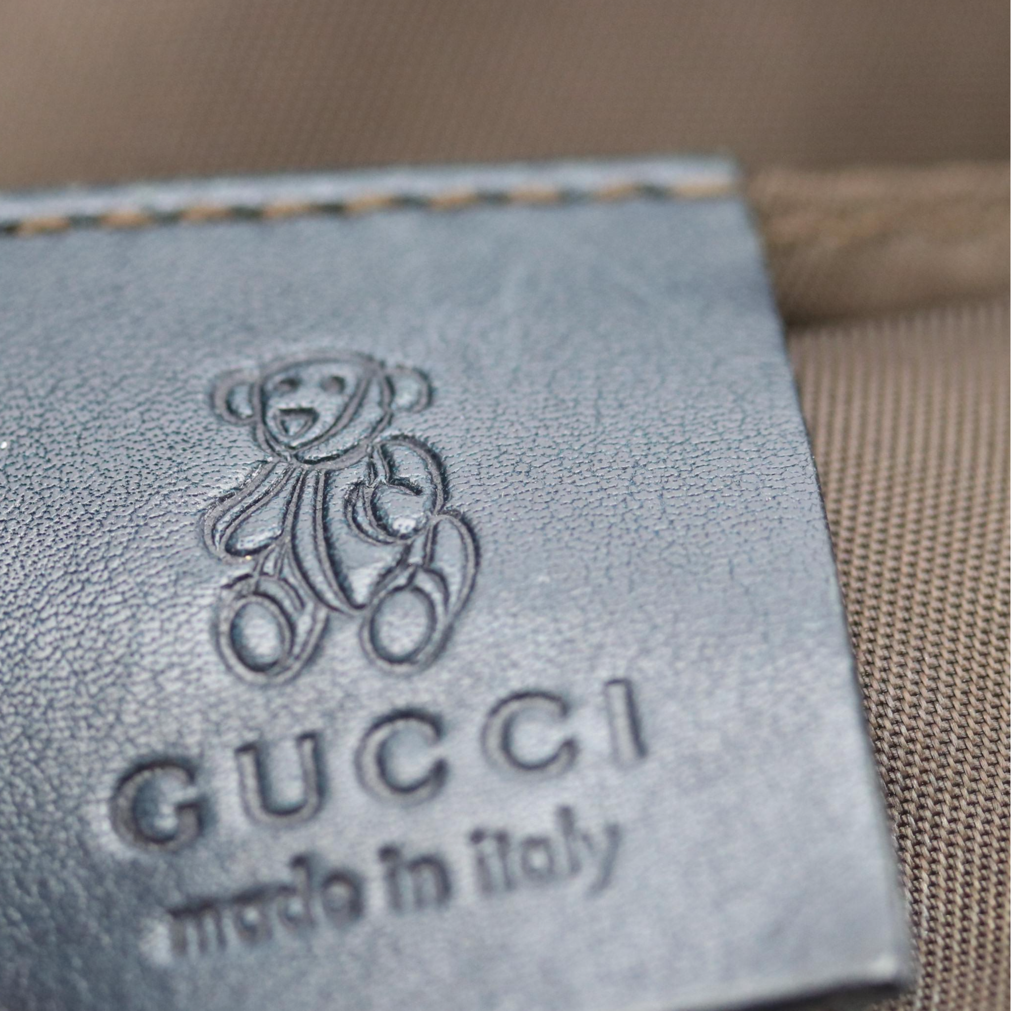 Gucci Papagarro Mini Tote in GG Canvas na dLeather