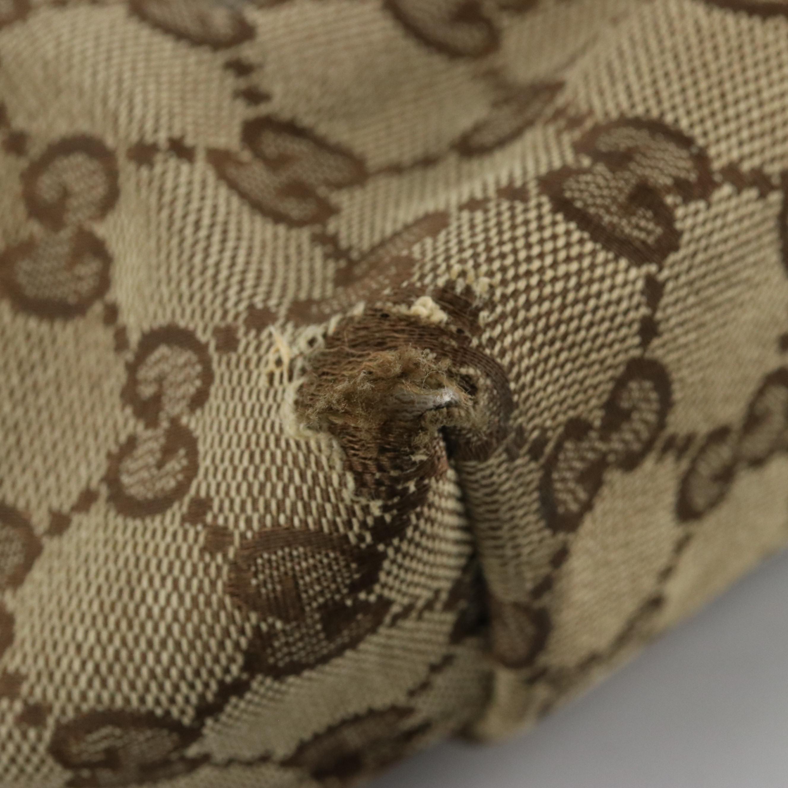 Gucci Papagarro Mini Tote in GG Canvas na dLeather