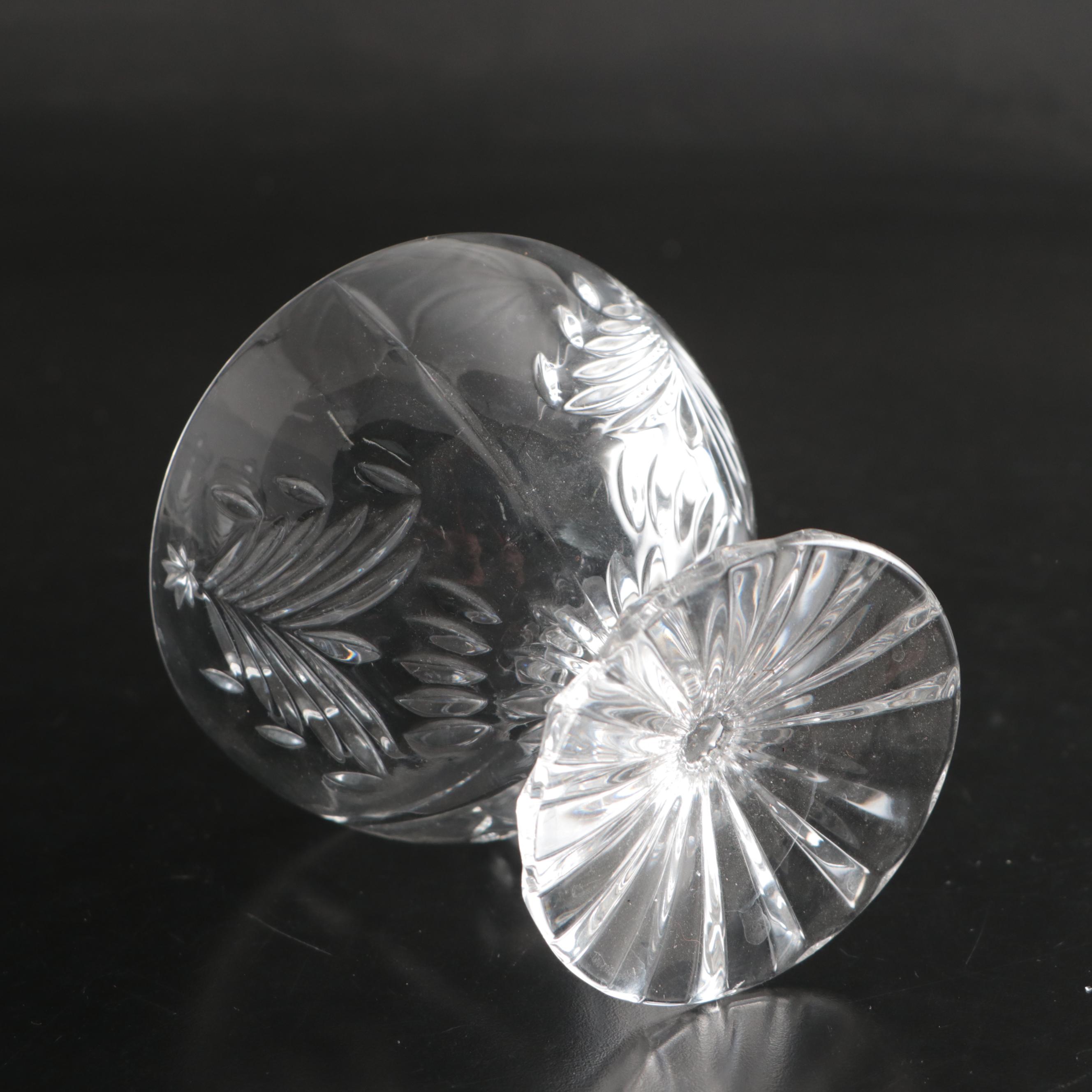 Marquis by Waterford and Mikasa Christmas Tree Cookie Jar and Dessert Dish