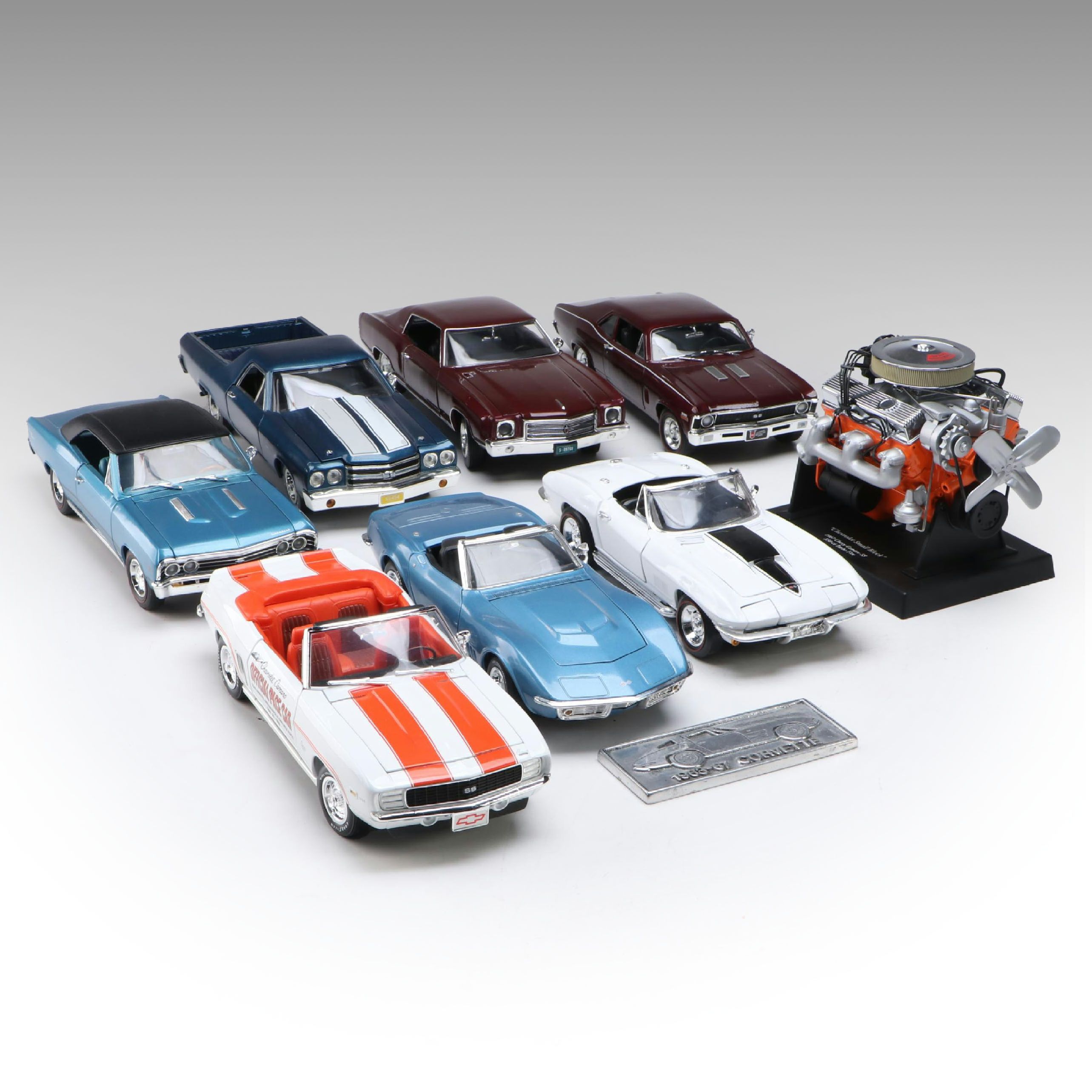 1969 Chevrolet Camaro and Other Diecast Cars