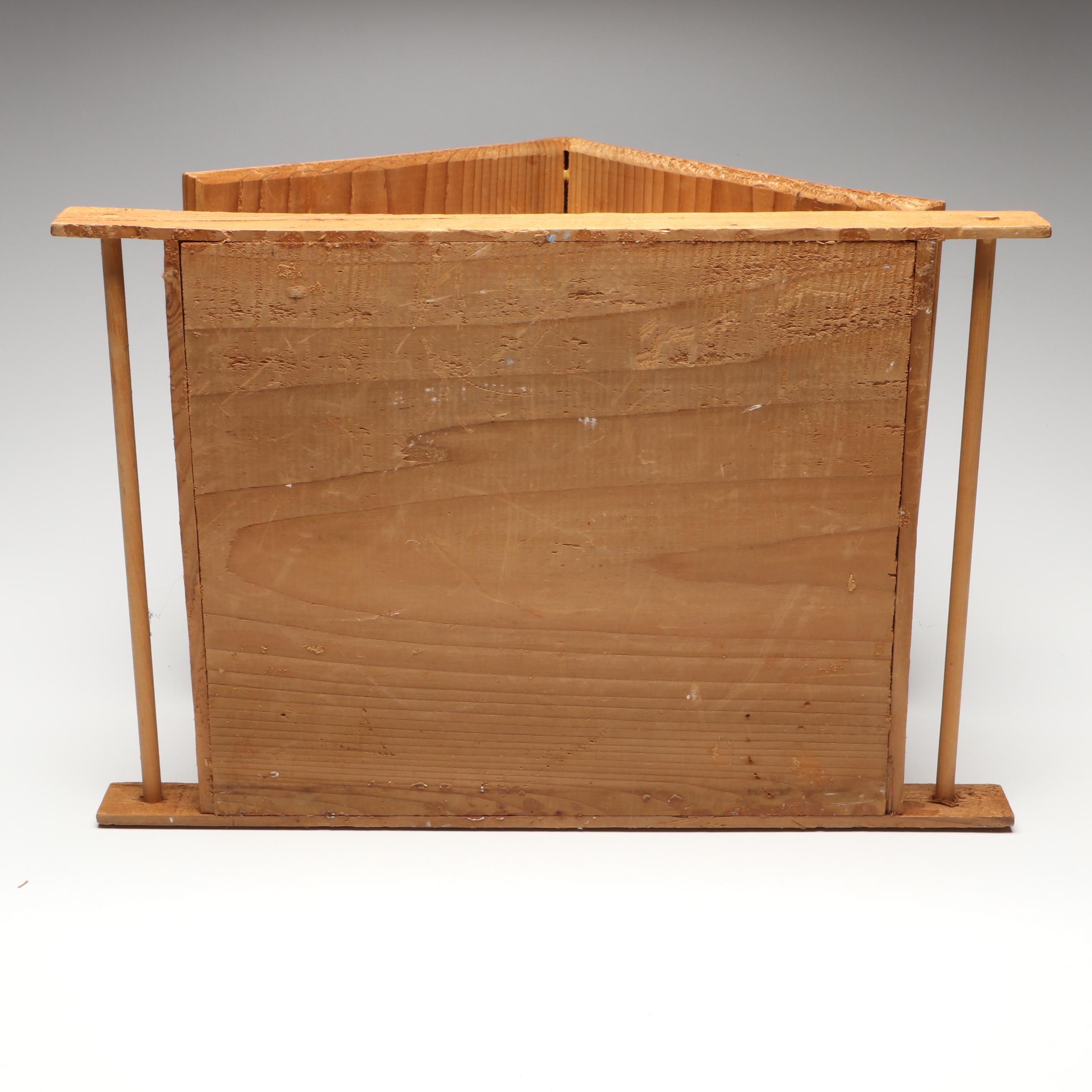 Handcrafted Christmas Style Wooden Log Cabin Décor