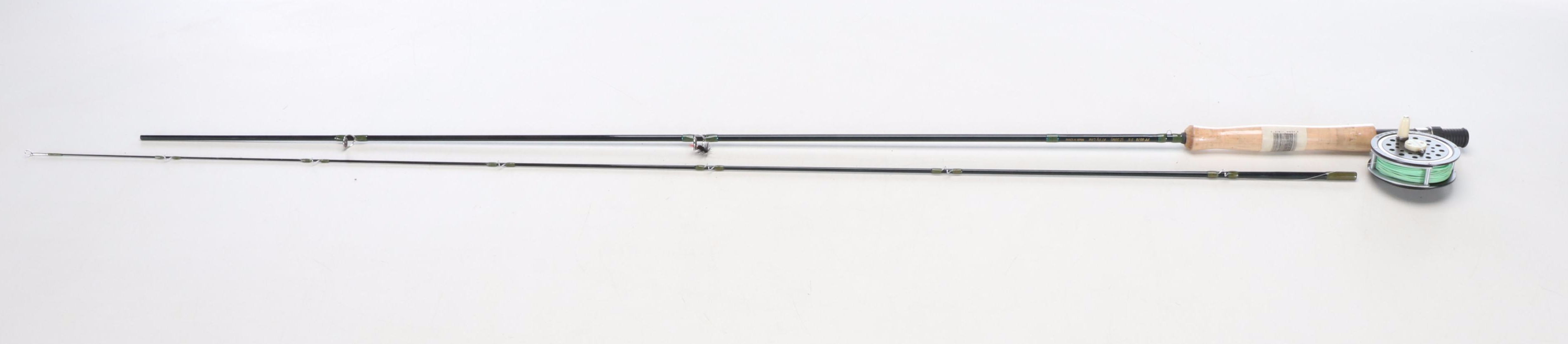 Pflueger "Purist" Fishing Pole with Other Fishing Gear and Accessories