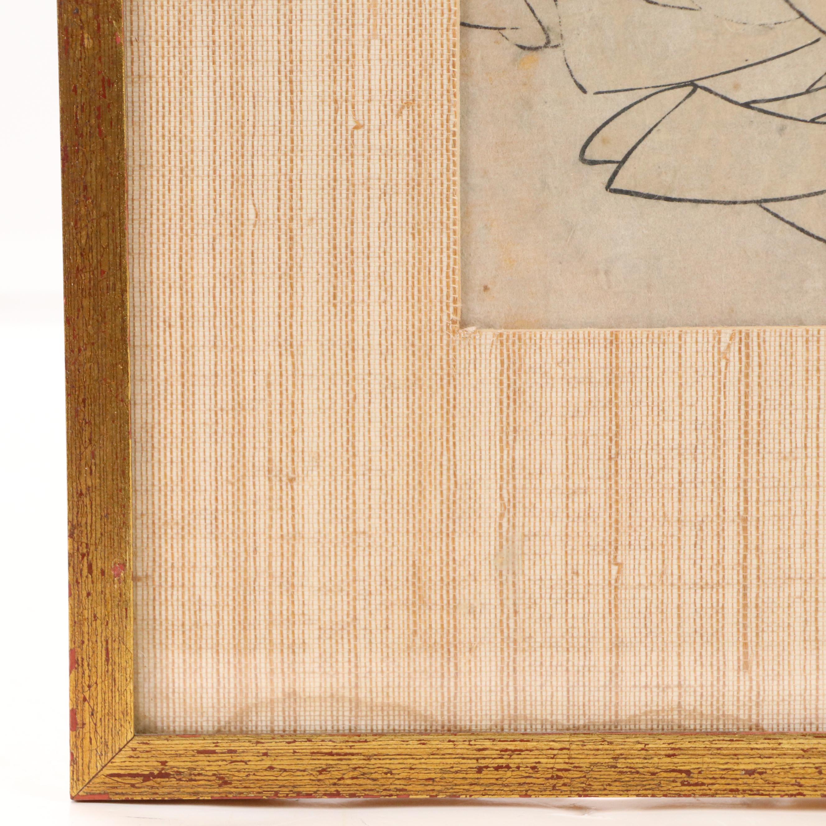 Japanese Woodblock After Kitagawa Utamaro of Seated Woman, Circa 19th Century