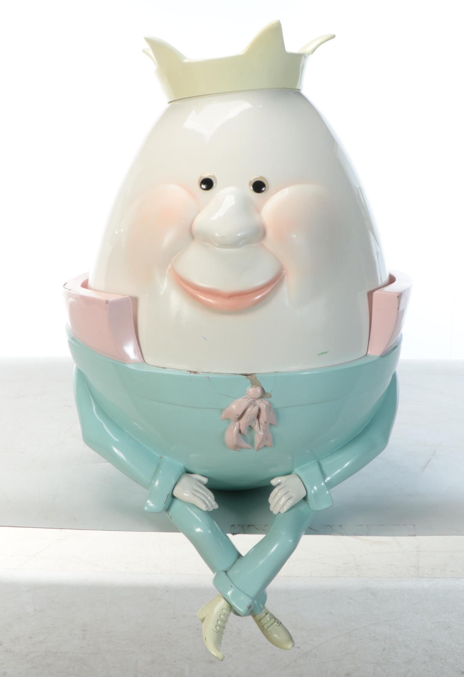 Humpty Dumpty Pastel Composite Shelf Sitter Figurine
