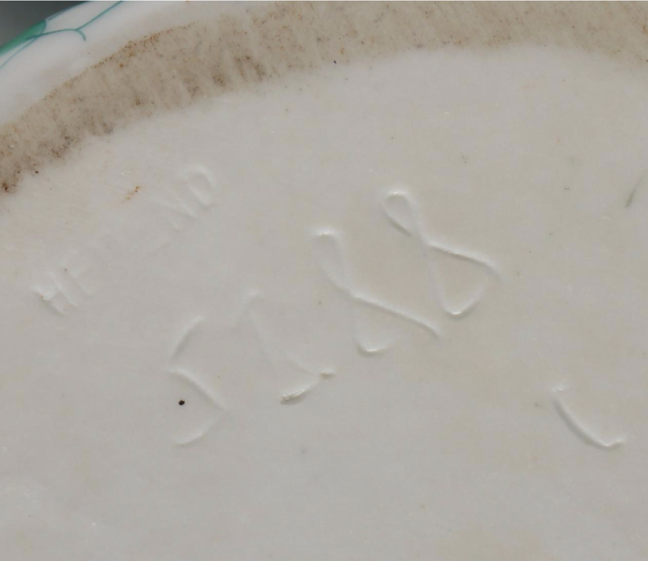 Herend Green Fishnet with Gold "Cobra" Porcelain Figurine