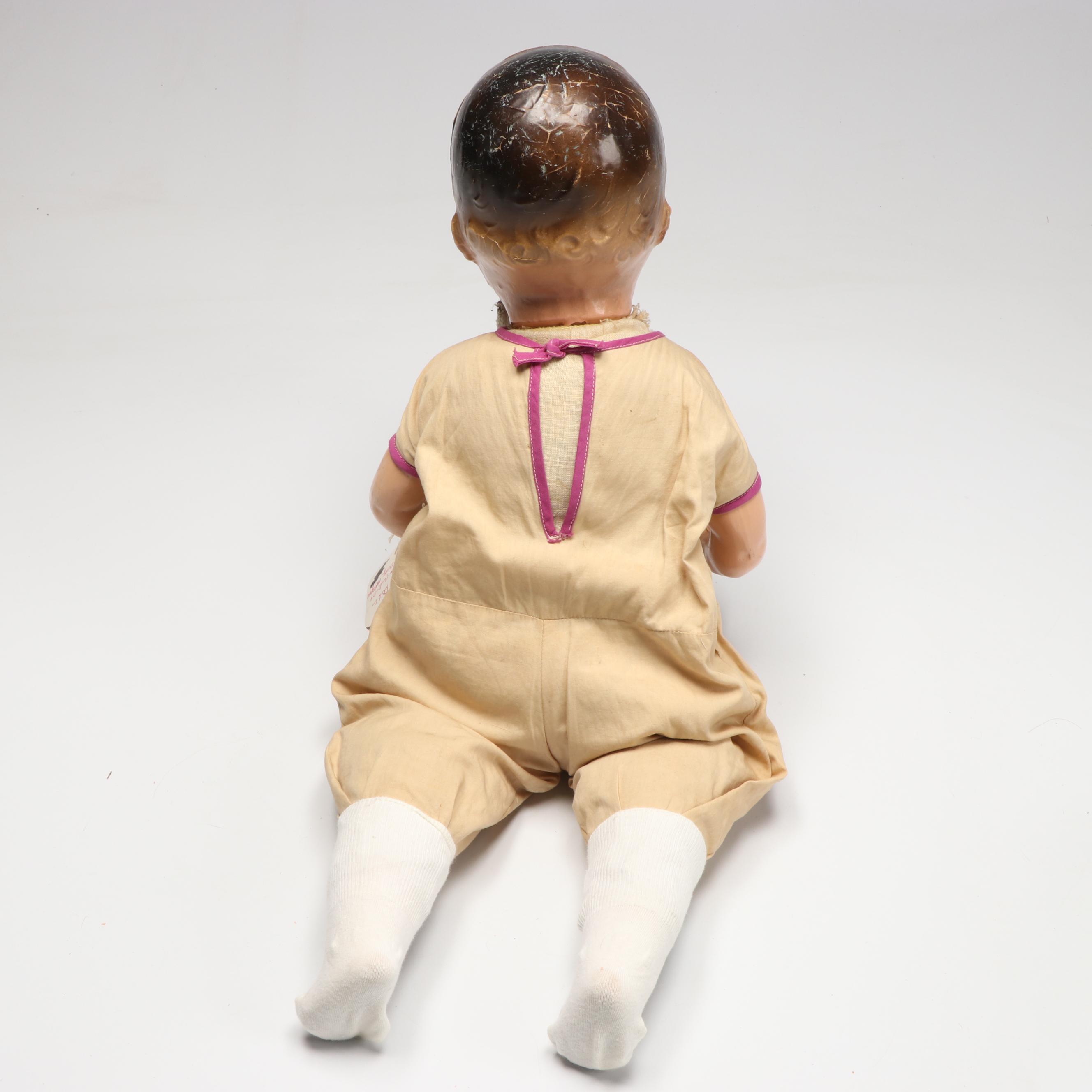 Composite Sleepy-Eyed Dolls with Handmade Clothing