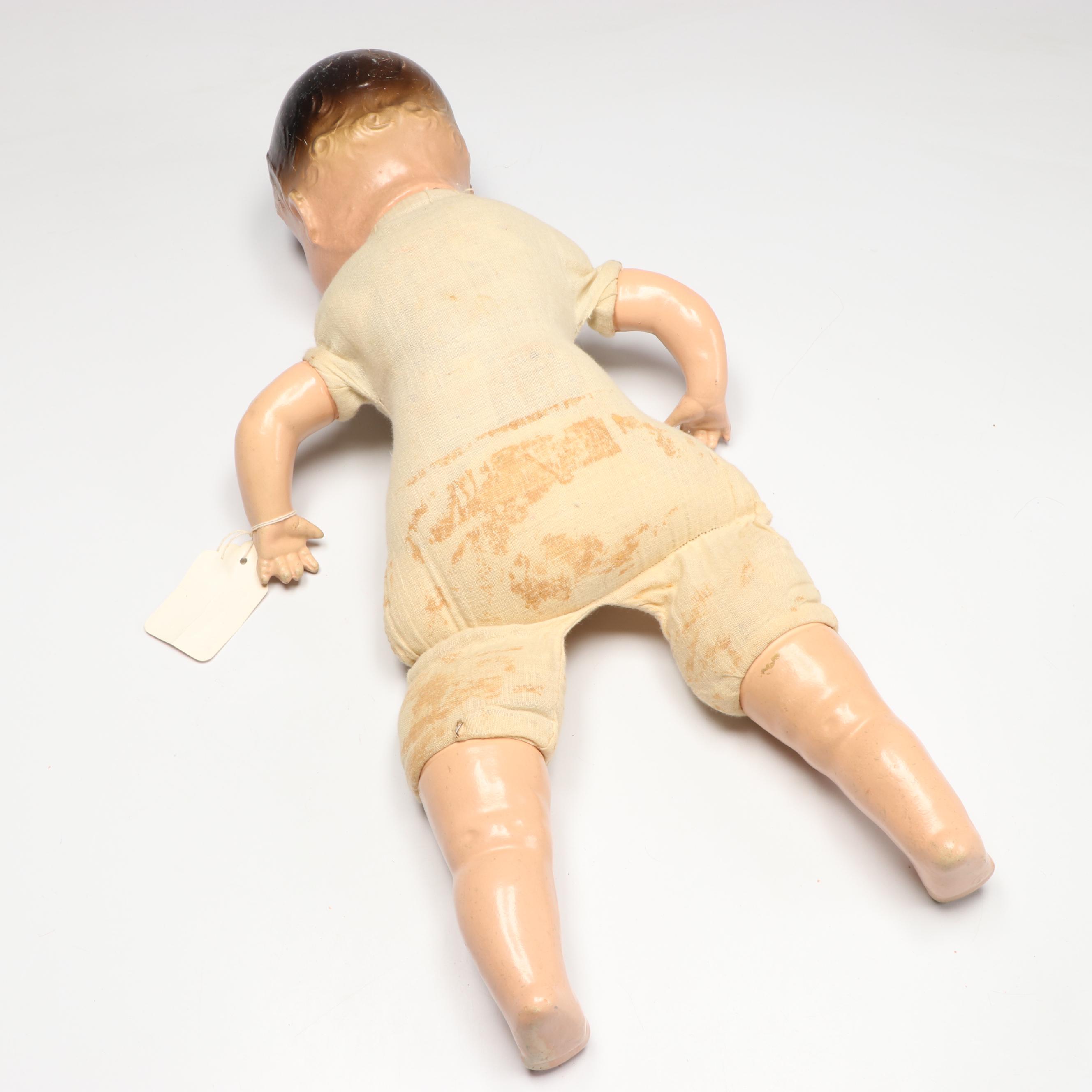 Composite Sleepy-Eyed Dolls with Handmade Clothing