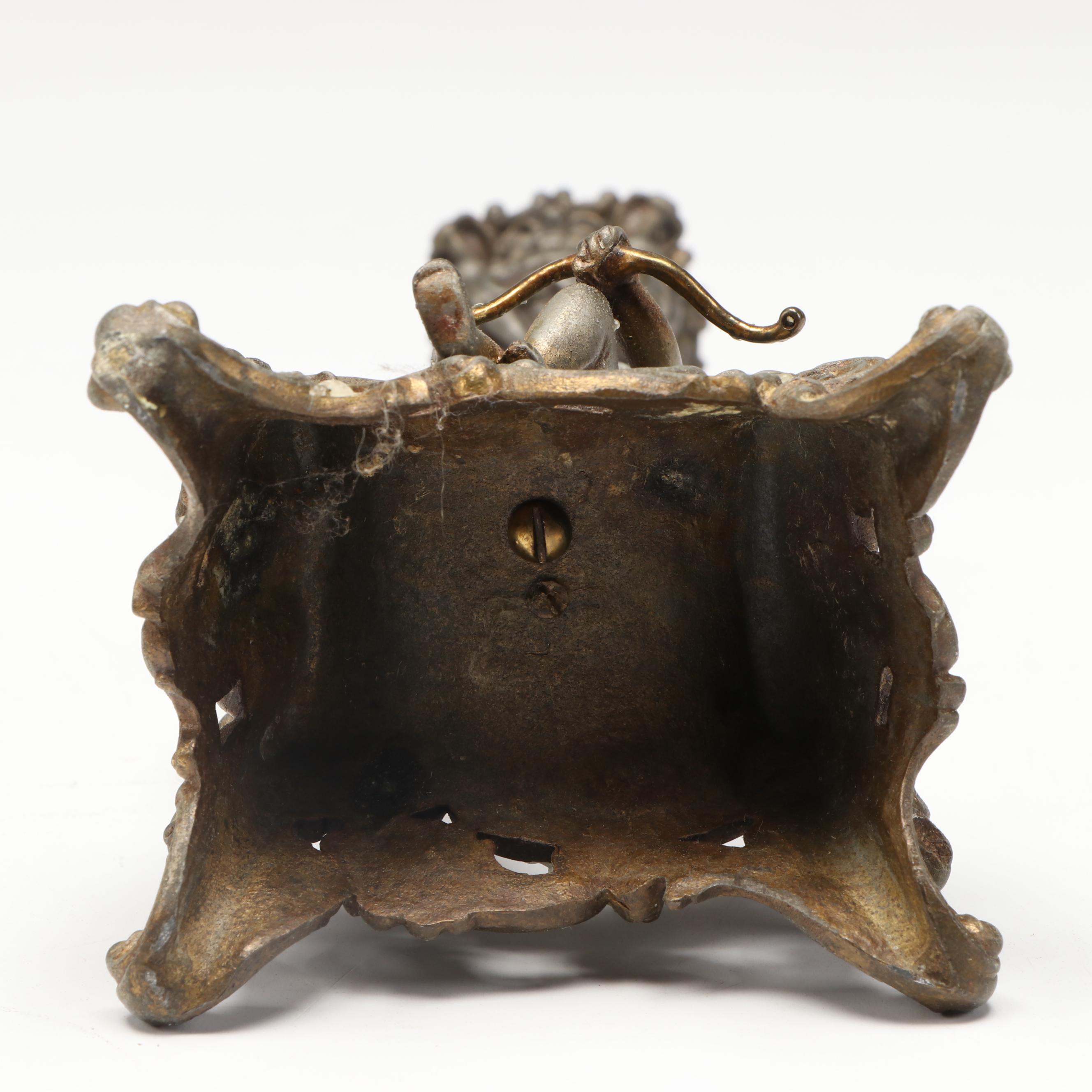 Provencal Style Cast Iron Candelabrum with Puss in Boots Sculpture, Other Décor