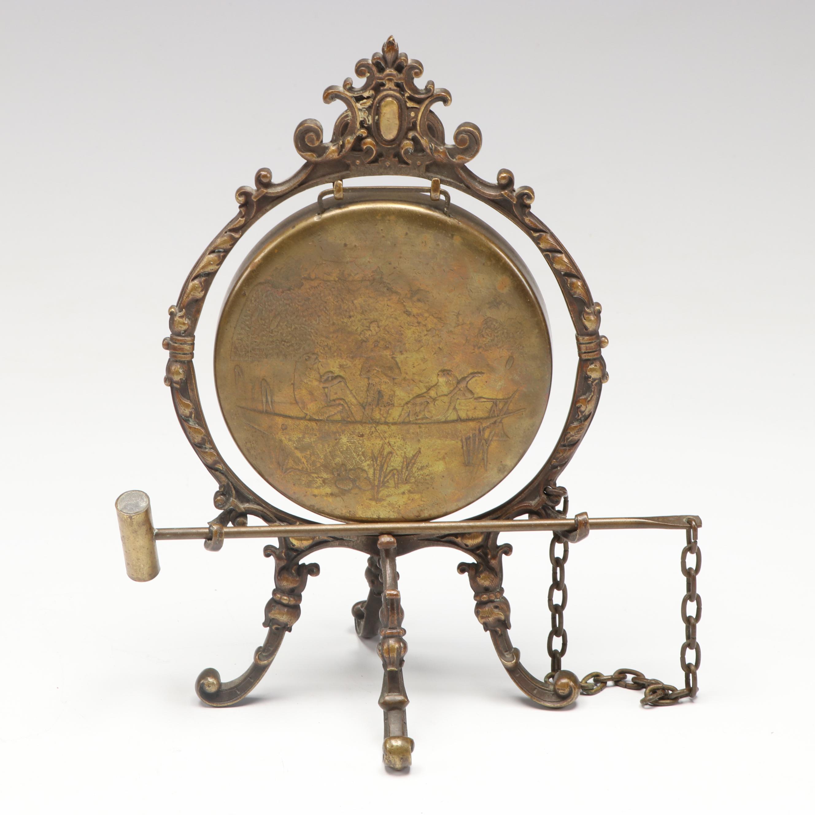 Provencal Style Cast Iron Candelabrum with Puss in Boots Sculpture, Other Décor