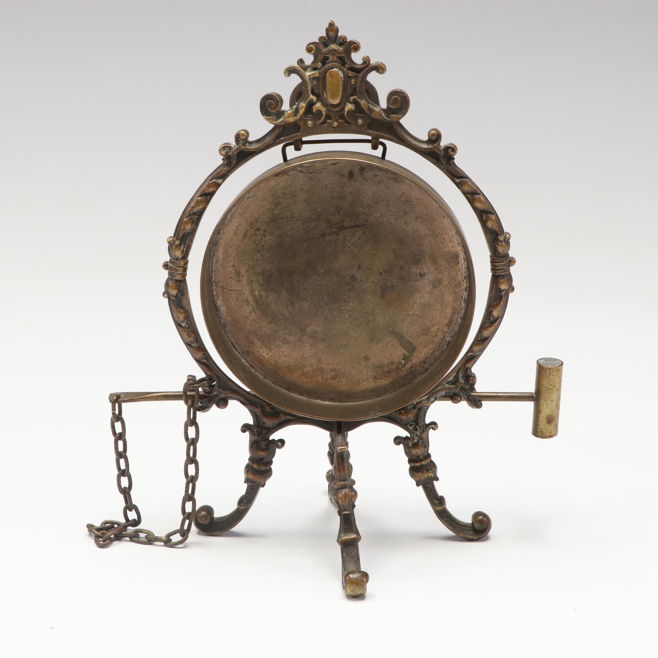 Provencal Style Cast Iron Candelabrum with Puss in Boots Sculpture, Other Décor