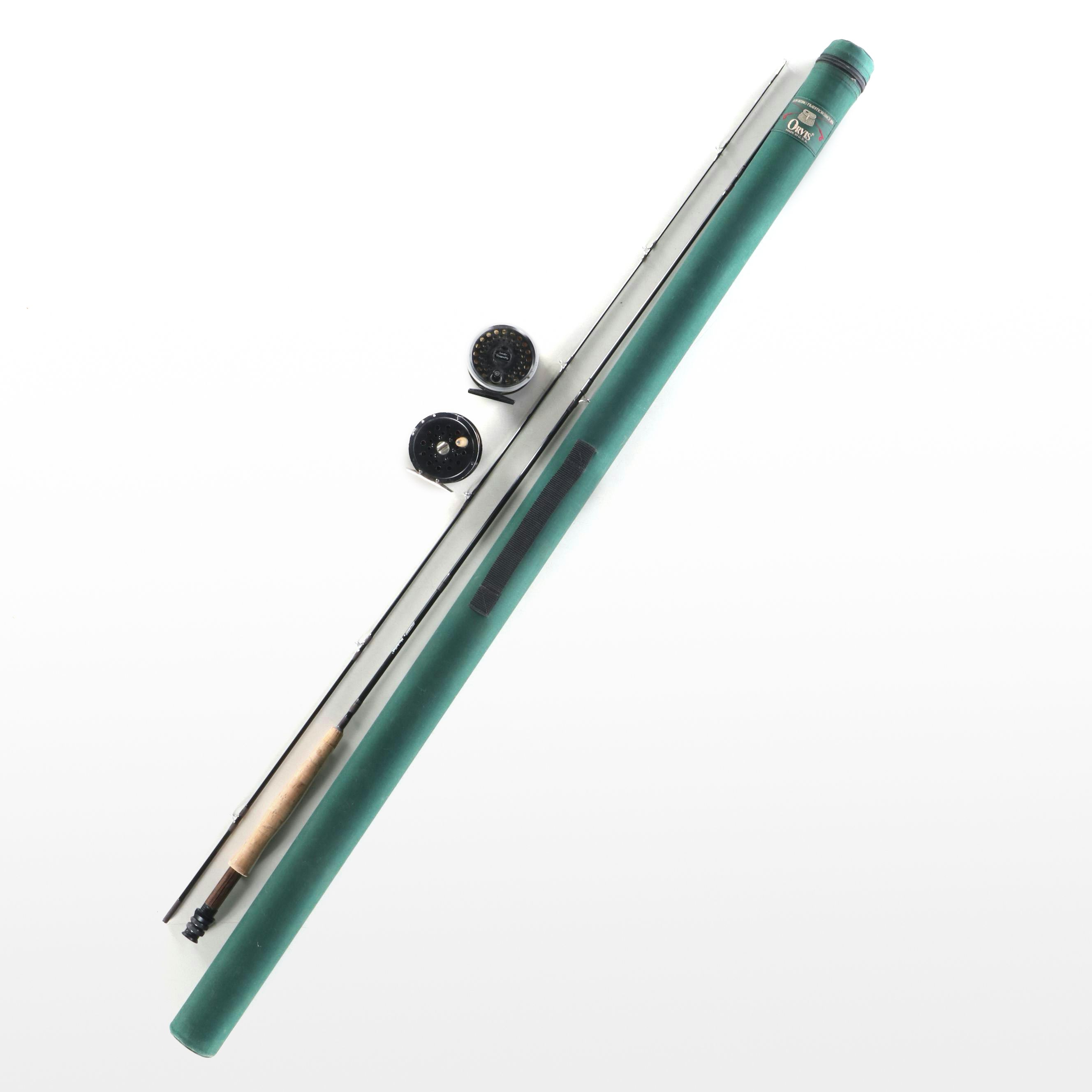 Pflueger "Medalist" Fishing Pole with Reels and Case