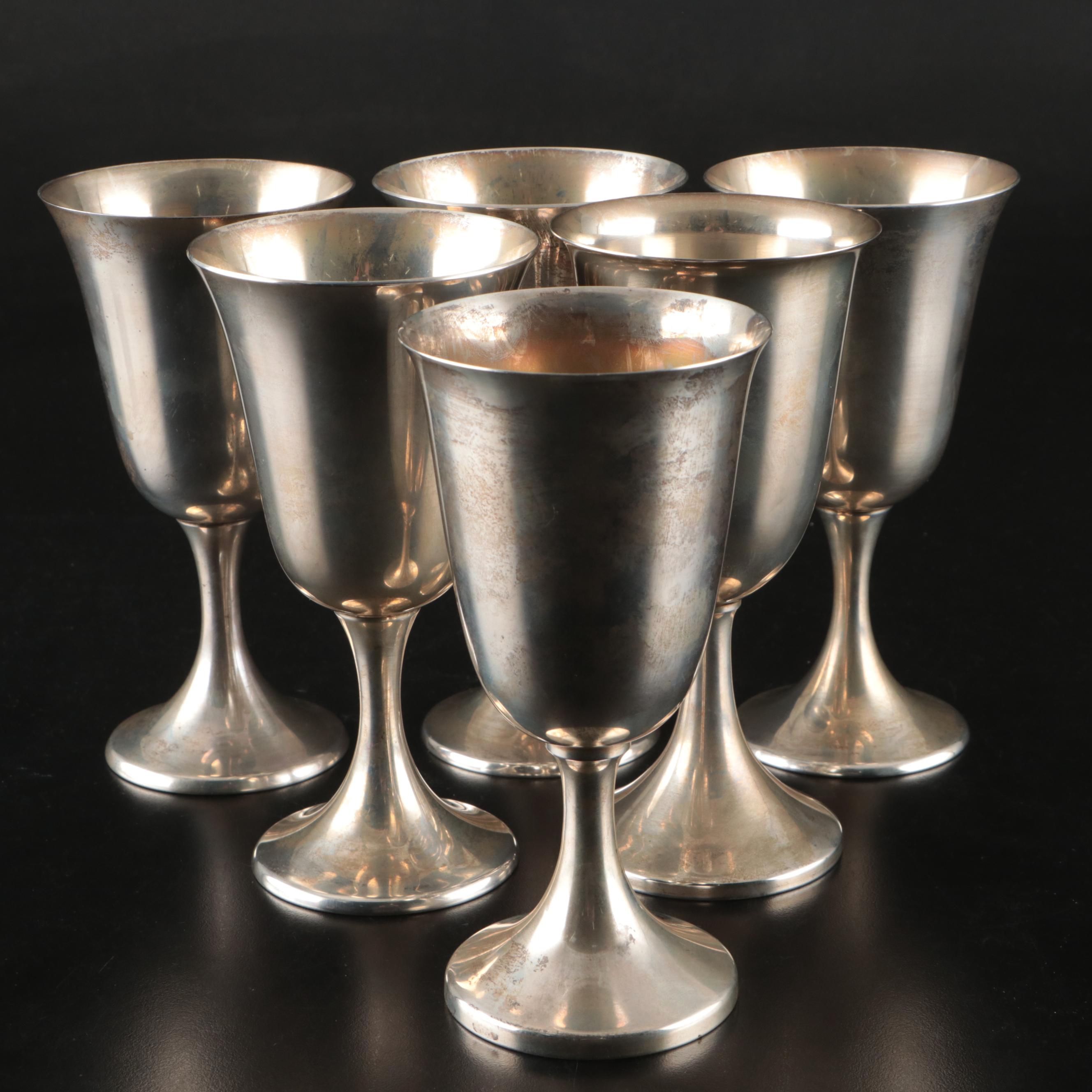 Gorham Sterling Silver Water Goblets