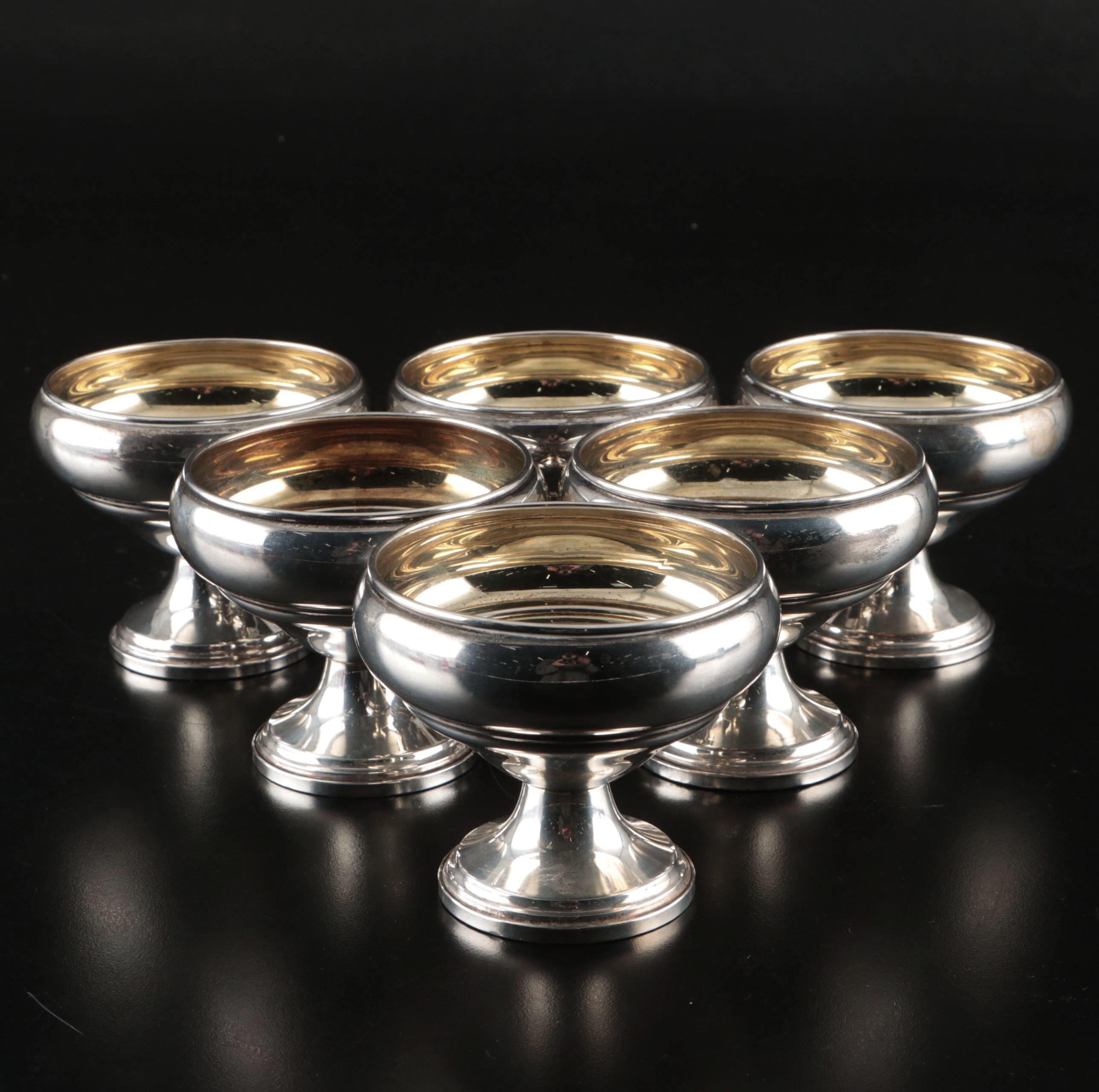 Revere Silver Co. Sterling Silver Salt Cellars