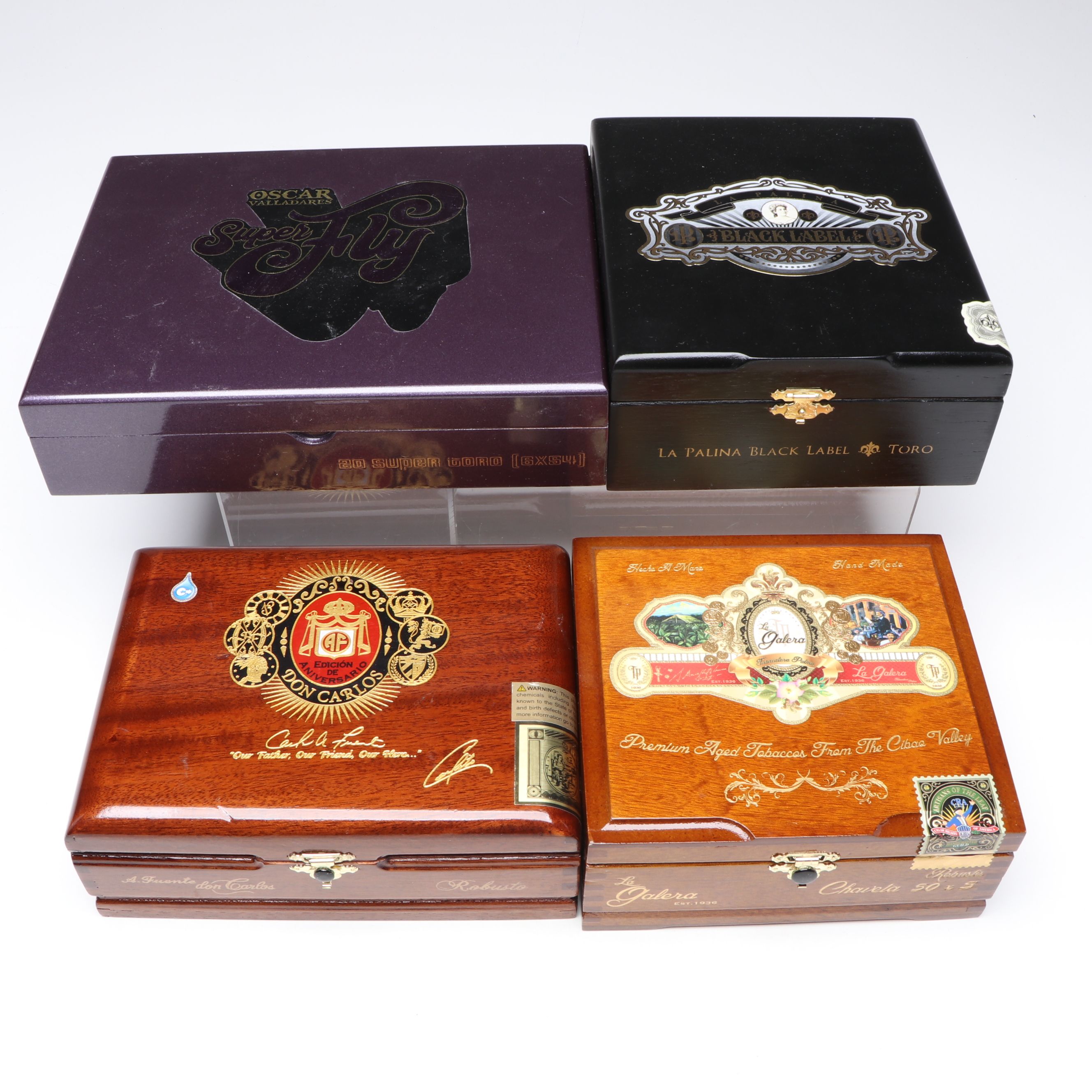 Oscar Valladares "Super Fly" and Other Wooden Cigar Boxes