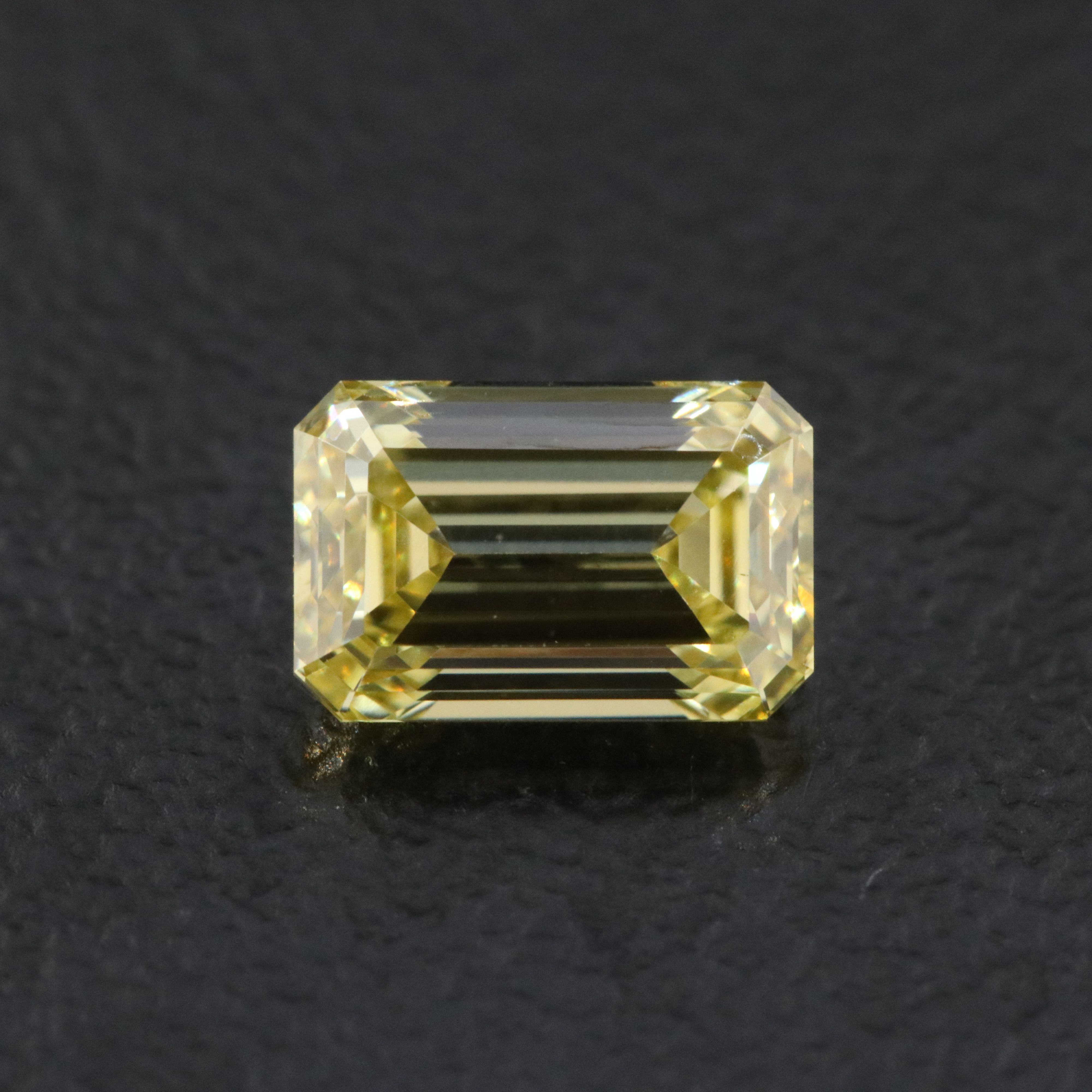 Loose 1.01 Lab Grown Fancy Yellow Diamond with IGI Report
