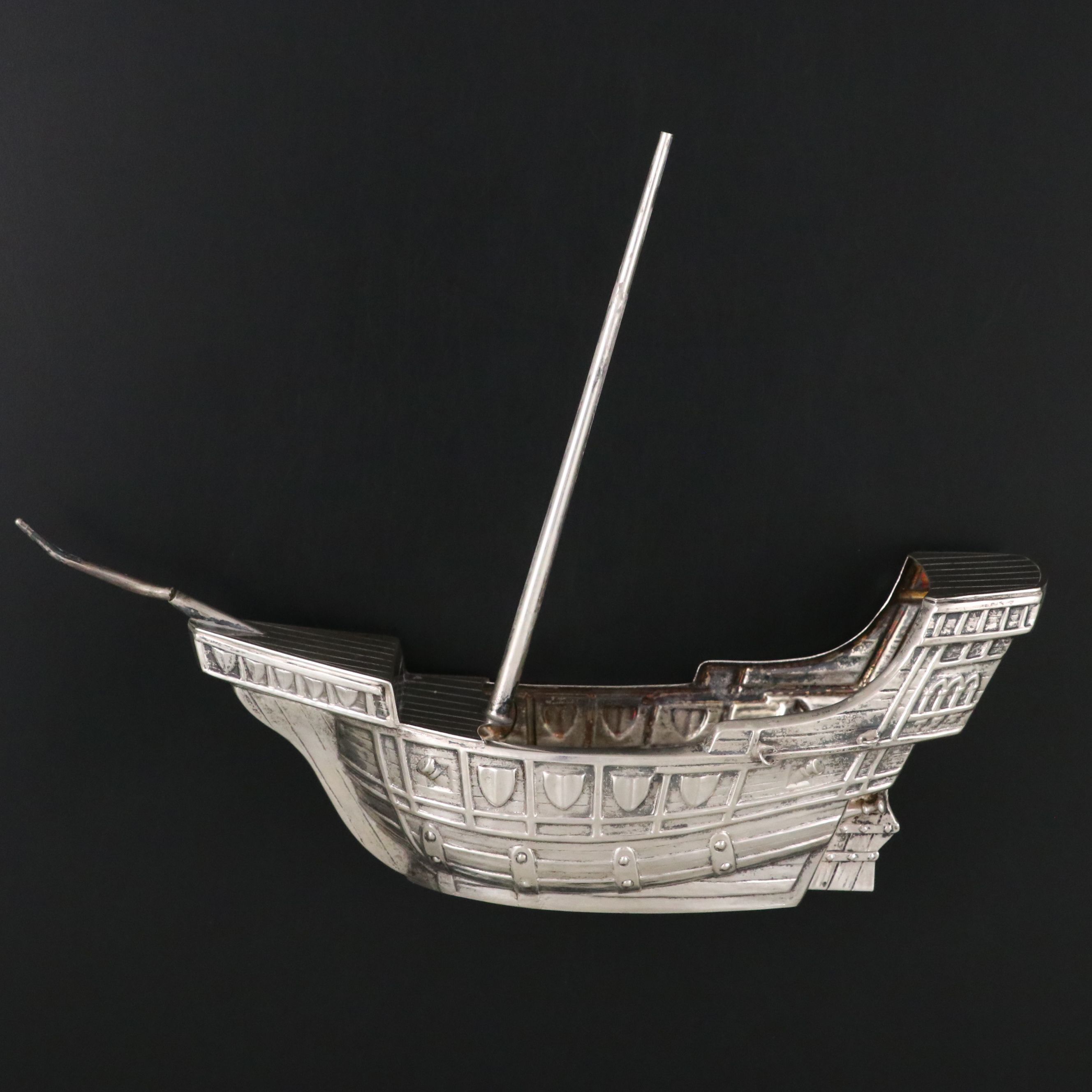 Gorham Durgin Sterling Silver Ship, Early to Mid-20th Century