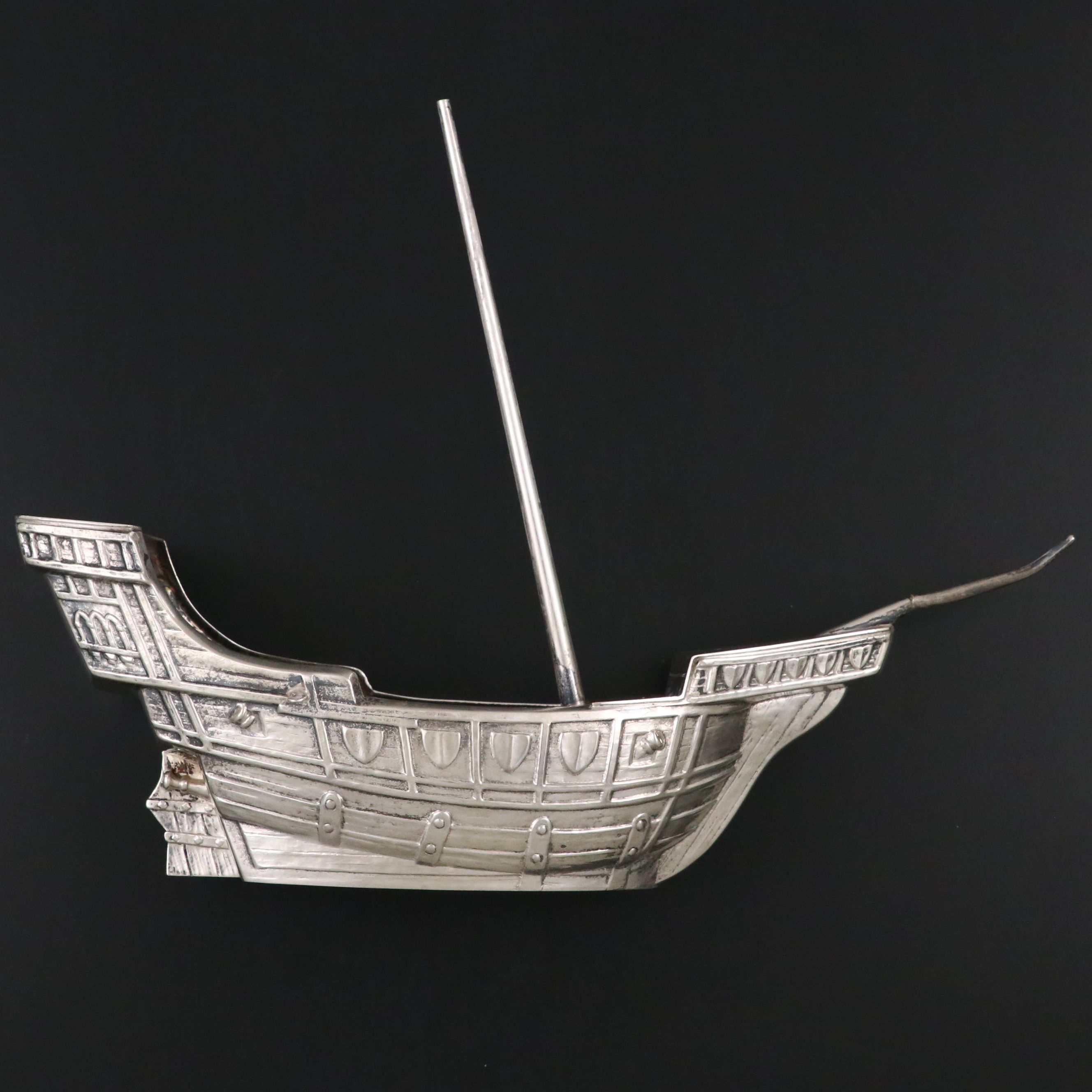 Gorham Durgin Sterling Silver Ship, Early to Mid-20th Century