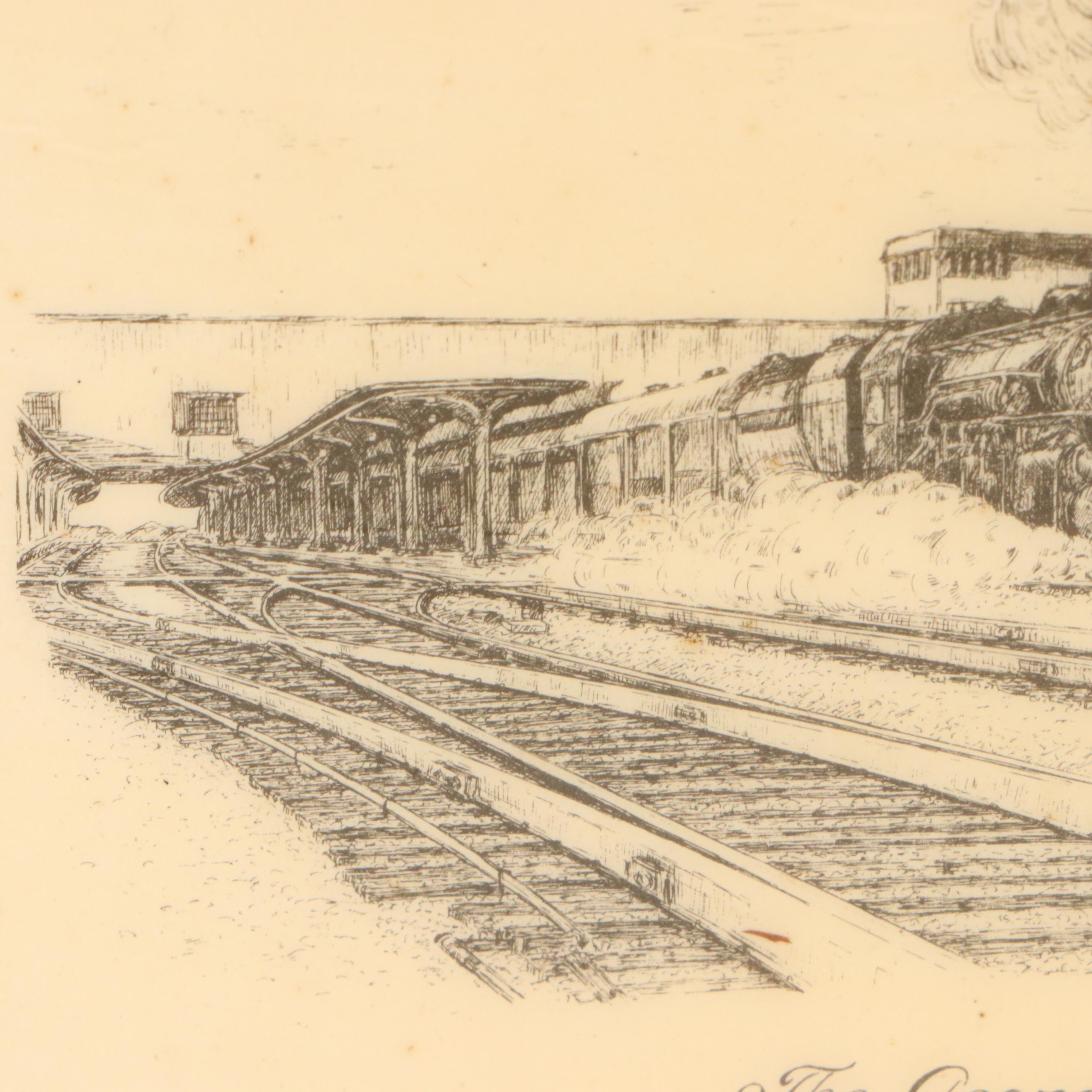 Cincinnati Cityscape Lithographs After Geneva South and Other Lithograph