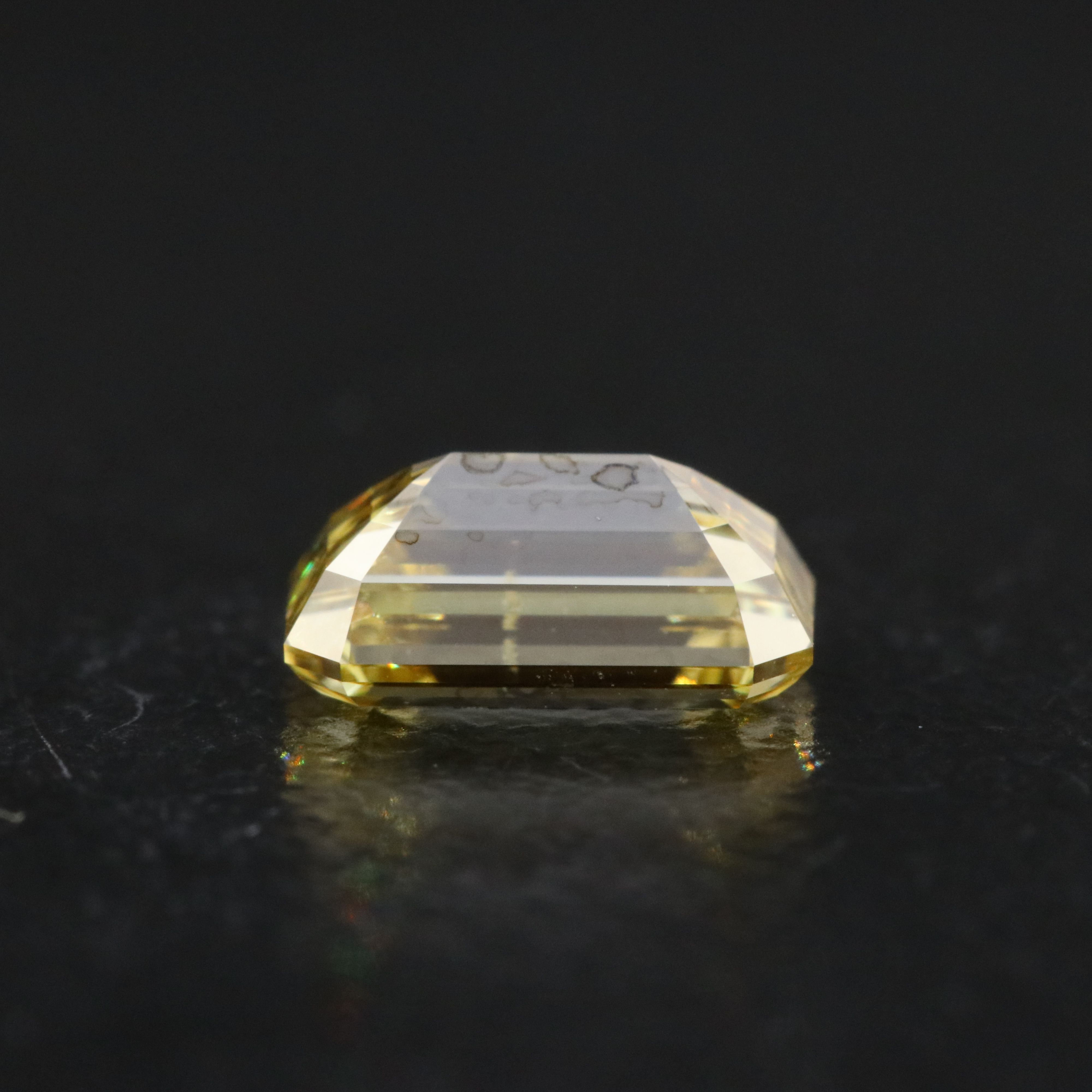 Loose 1.01 CT Lab Grown Fancy Yellow Diamond with IGI Report