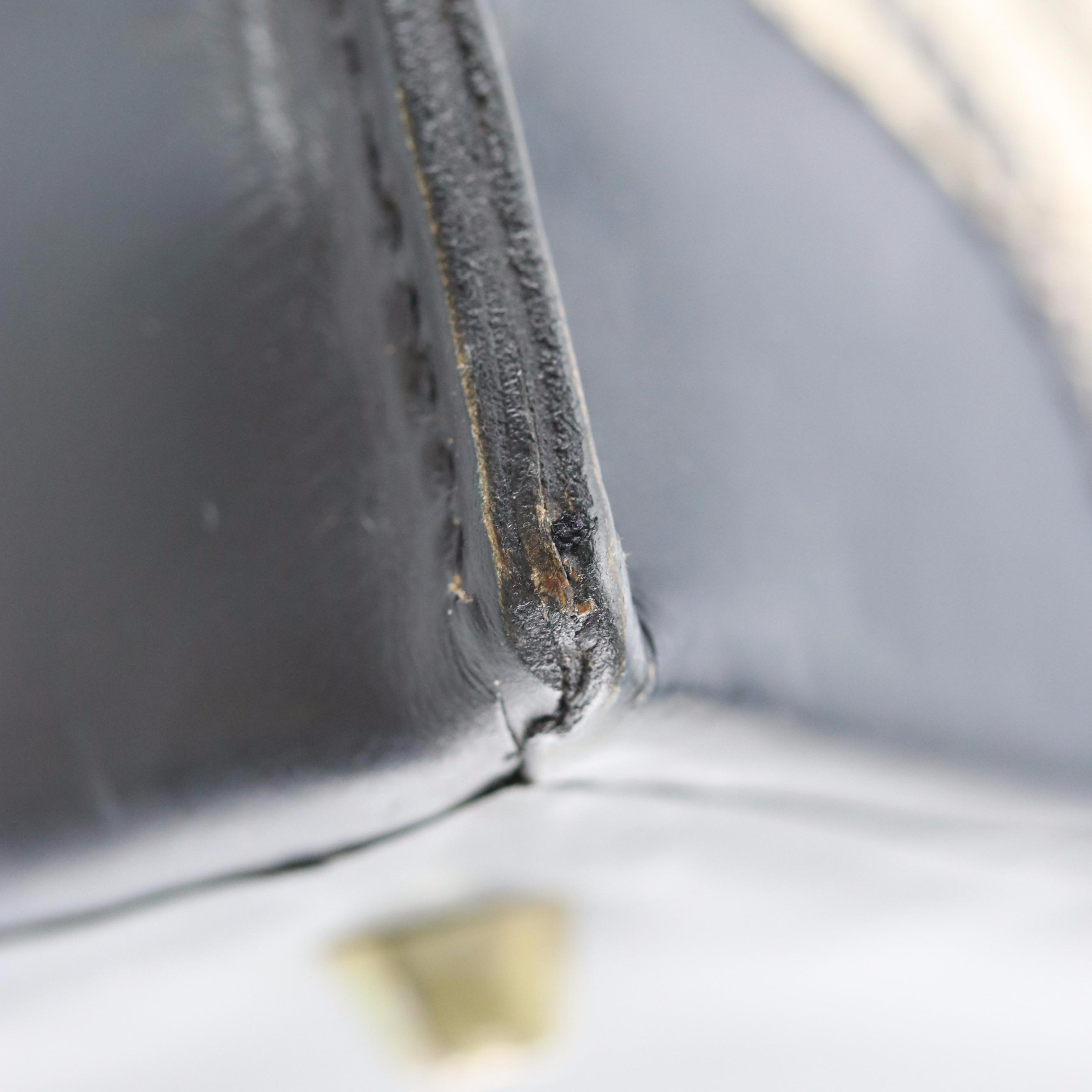 Givenchy Gentleman Gladstone Bag in 4G Logo Canvas and Navy Leather, 1970s