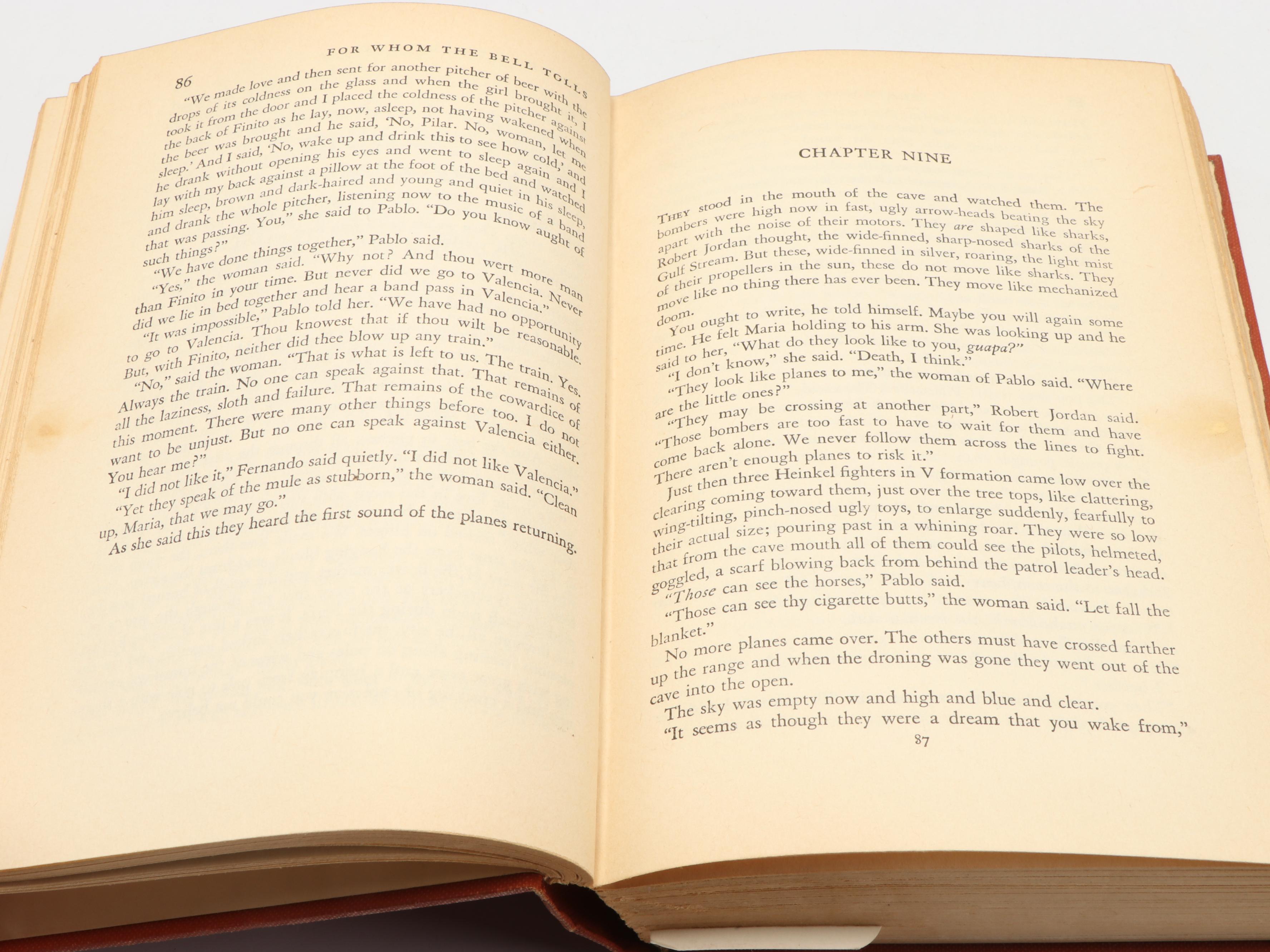 First Trade Edition "A Farewell to Arms" and More Books by Ernest Hemingway