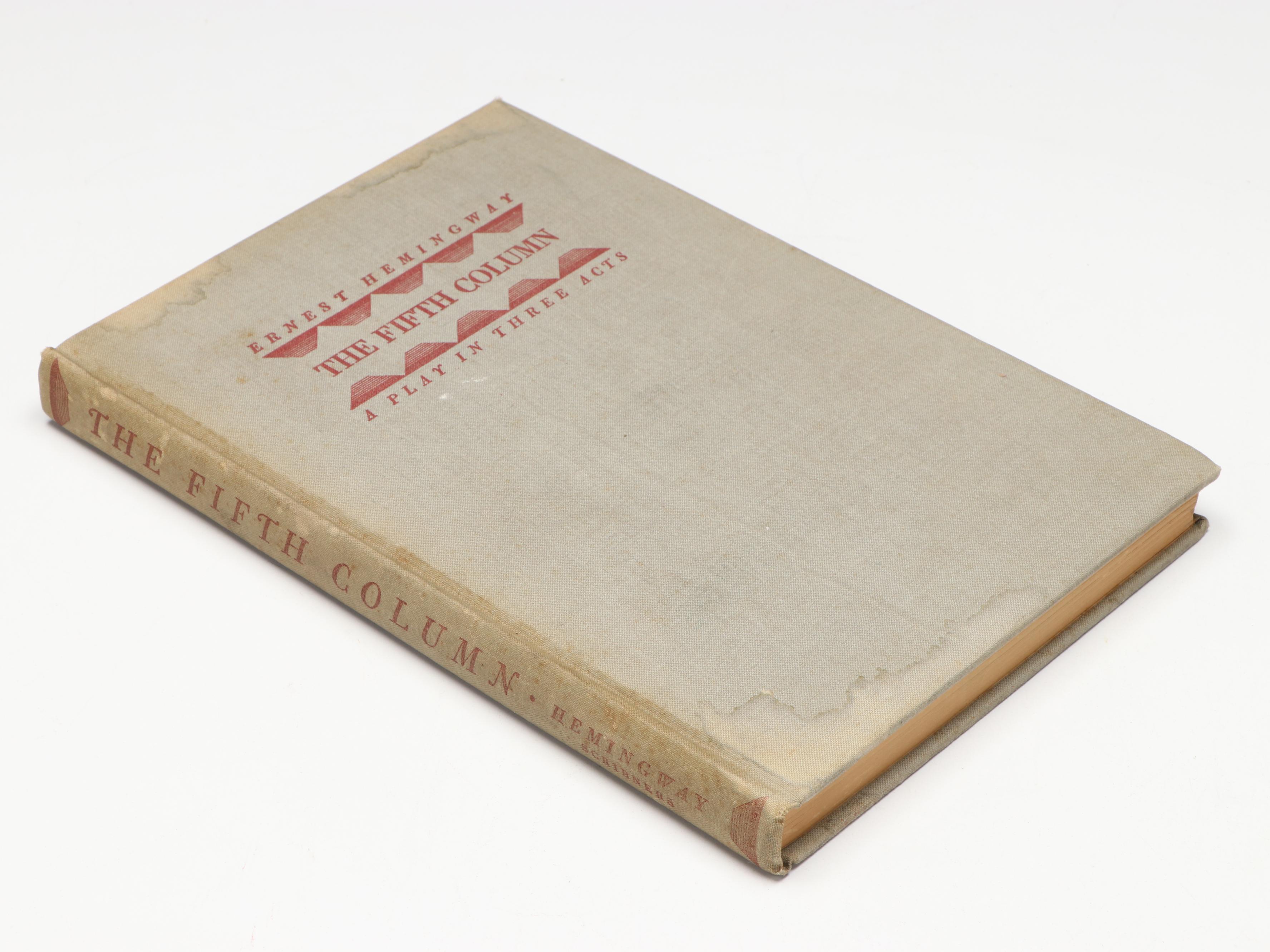 First Trade Edition "A Farewell to Arms" and More Books by Ernest Hemingway