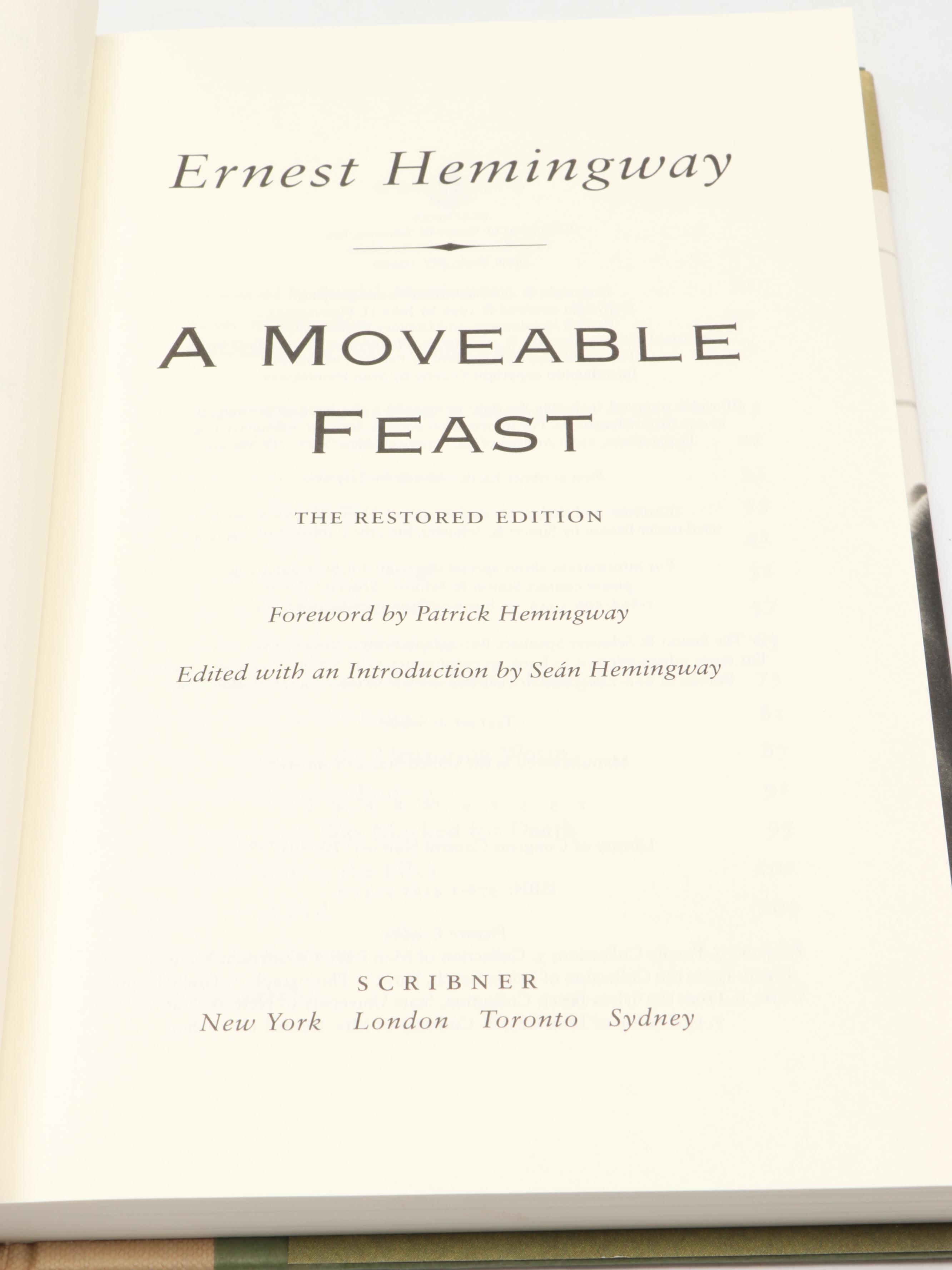 First Trade Edition "A Farewell to Arms" and More Books by Ernest Hemingway