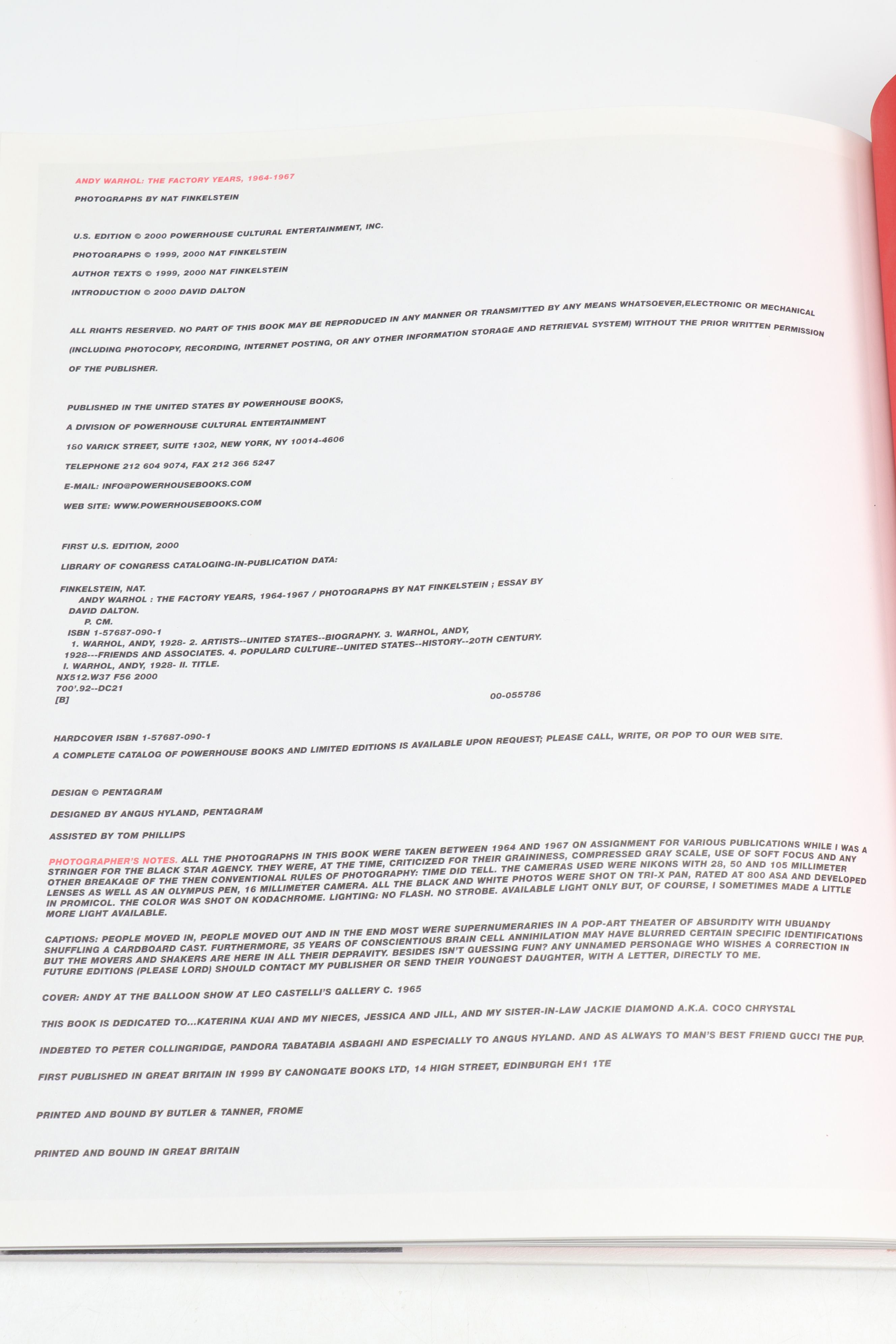 "Andy Warhol: The Factory Years 1964–1967" Photographs by Nat Finkelstein