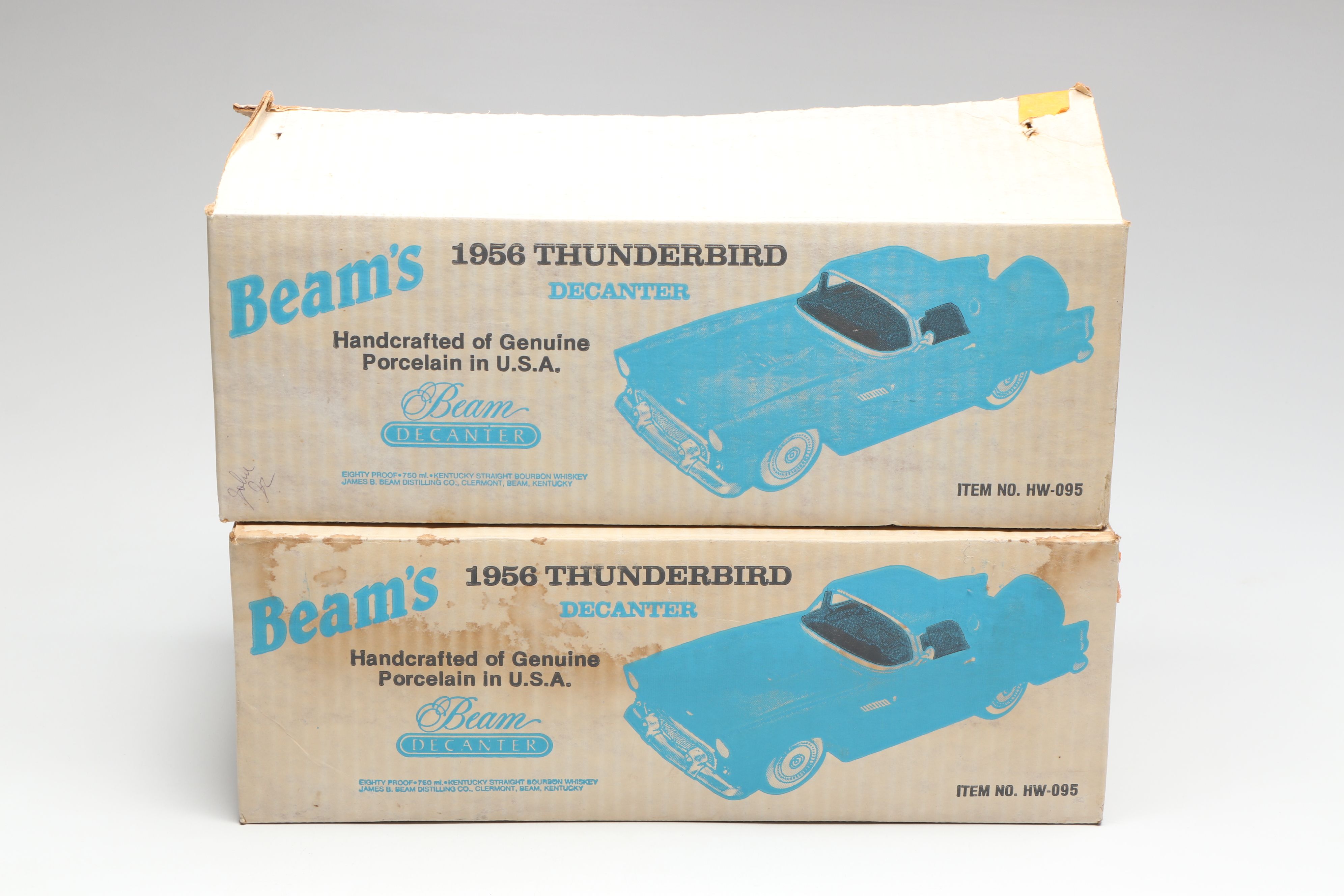 Jim Beam 1956 Thunderbird Porcelain Decanters