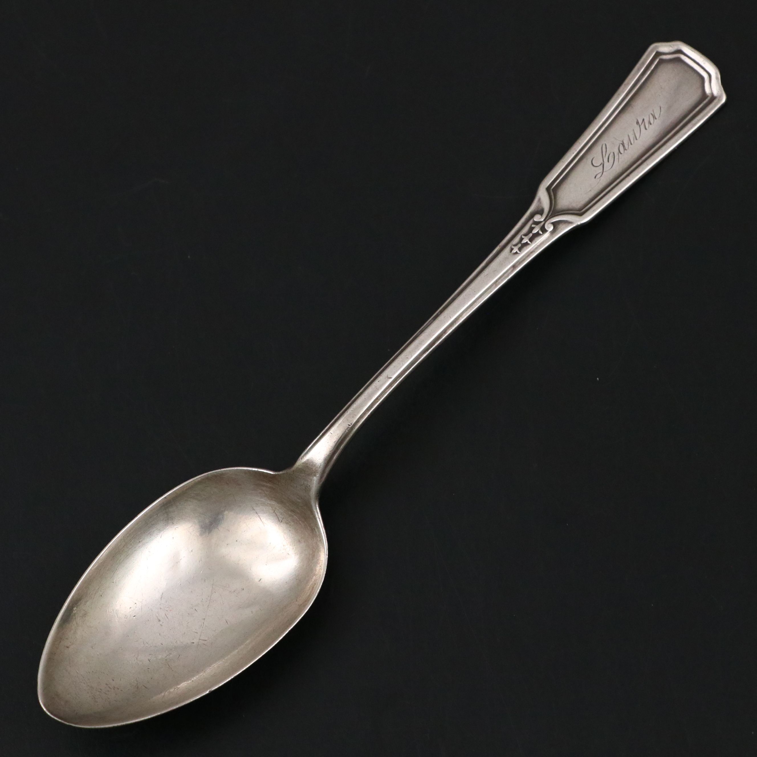 Newport Cream and Sugar with Alvin "Florence Nightingale" Sterling Teaspoon