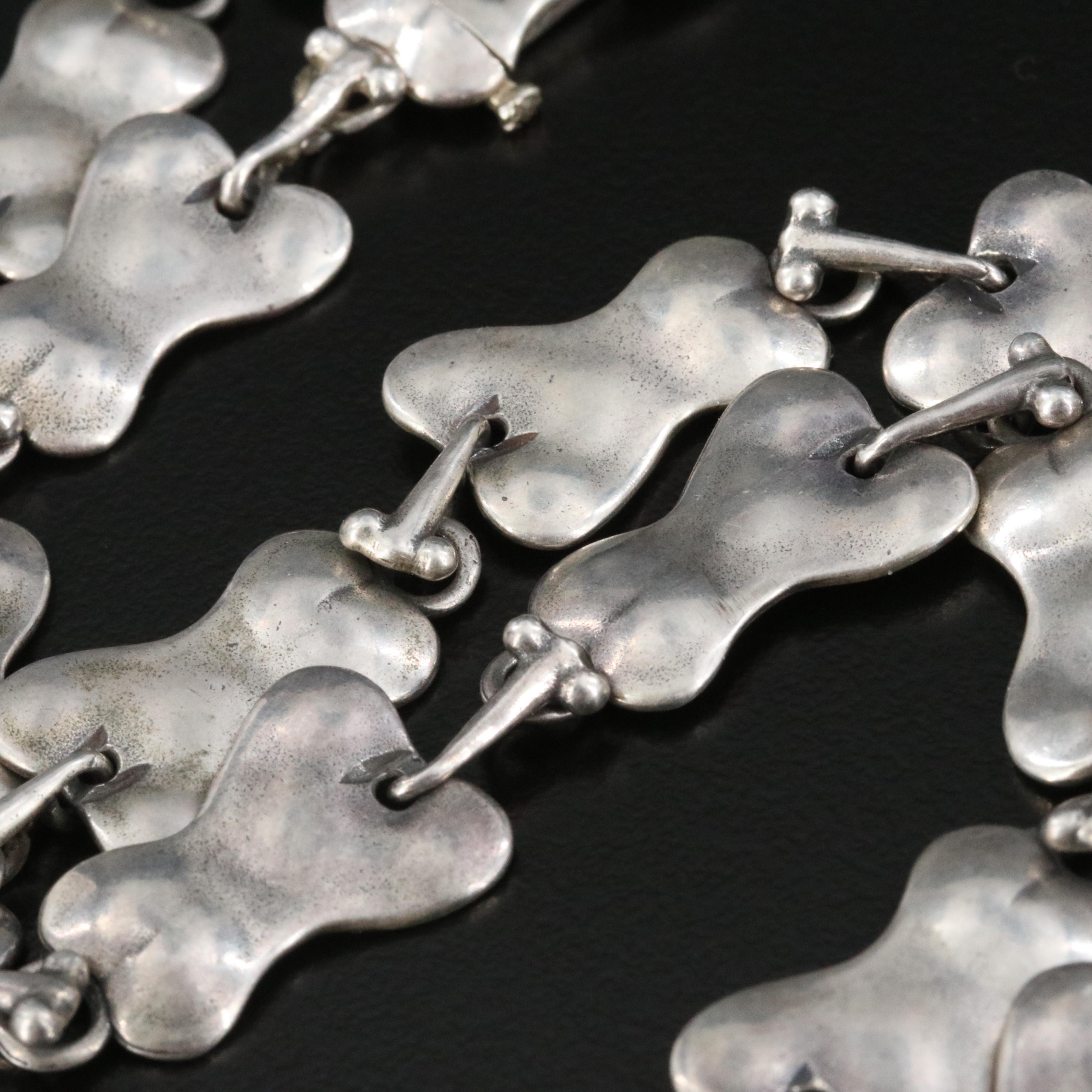 Artisan Sterling Fancy Link Necklace