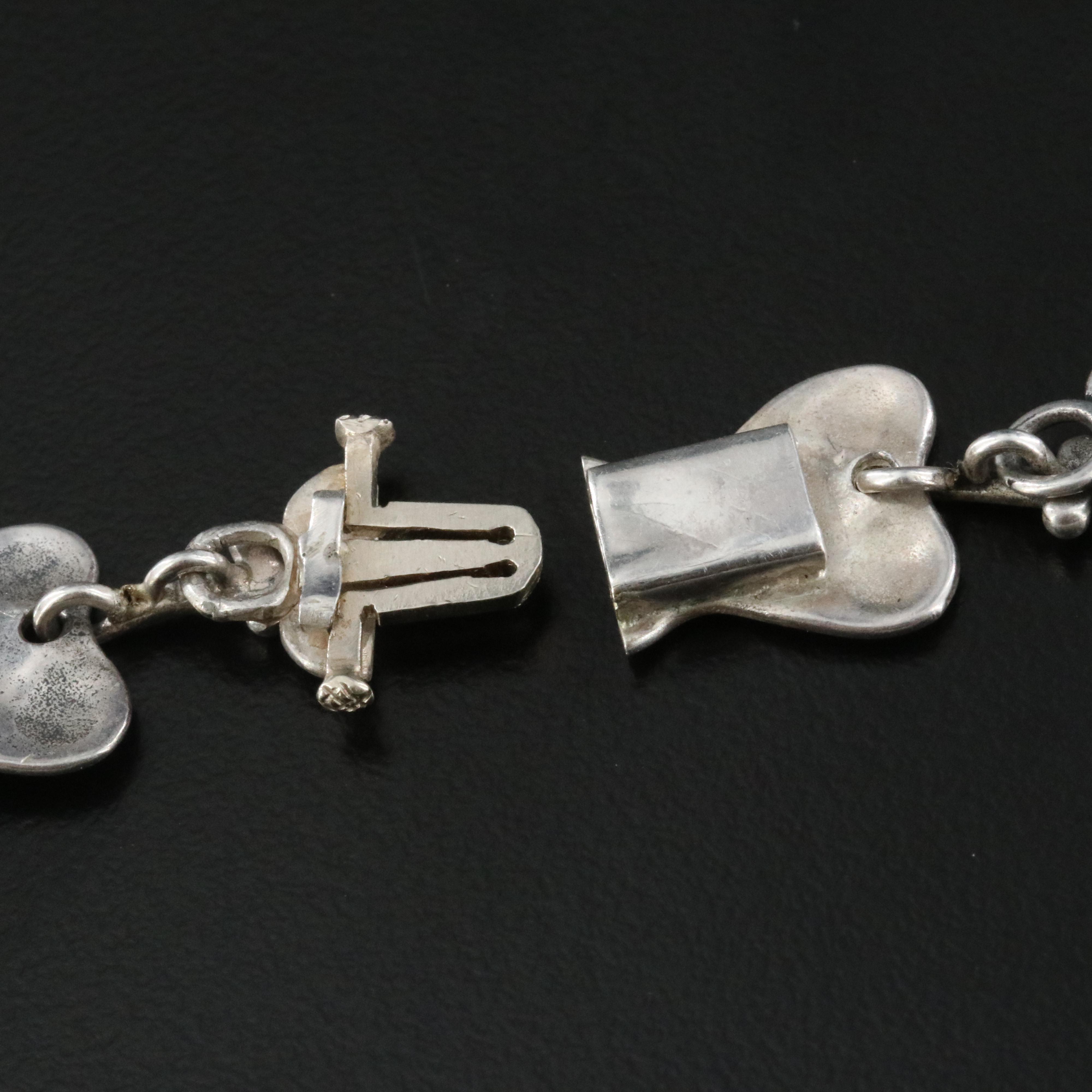 Artisan Sterling Fancy Link Necklace