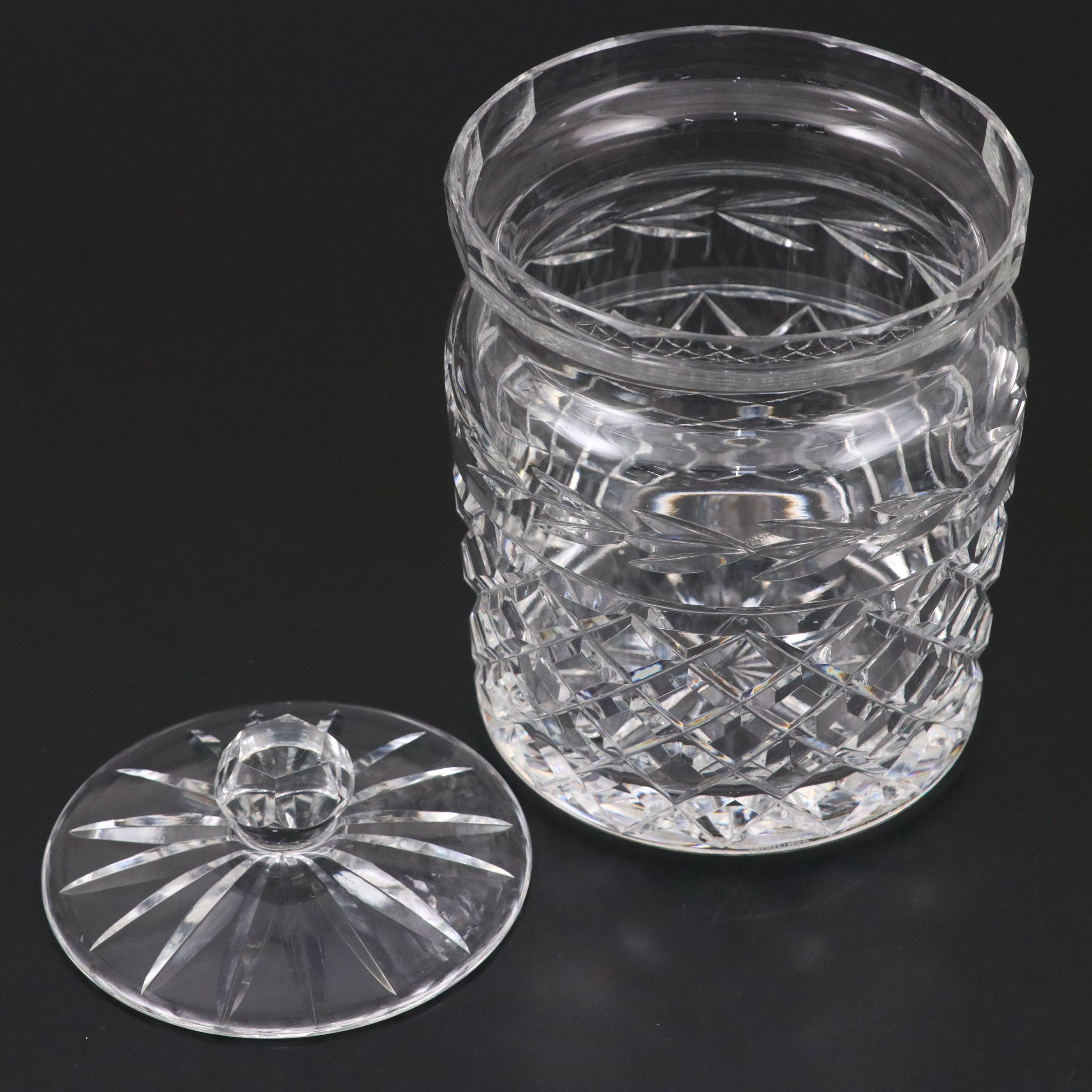 Waterford Crystal "Glandore" Biscuit Barrel