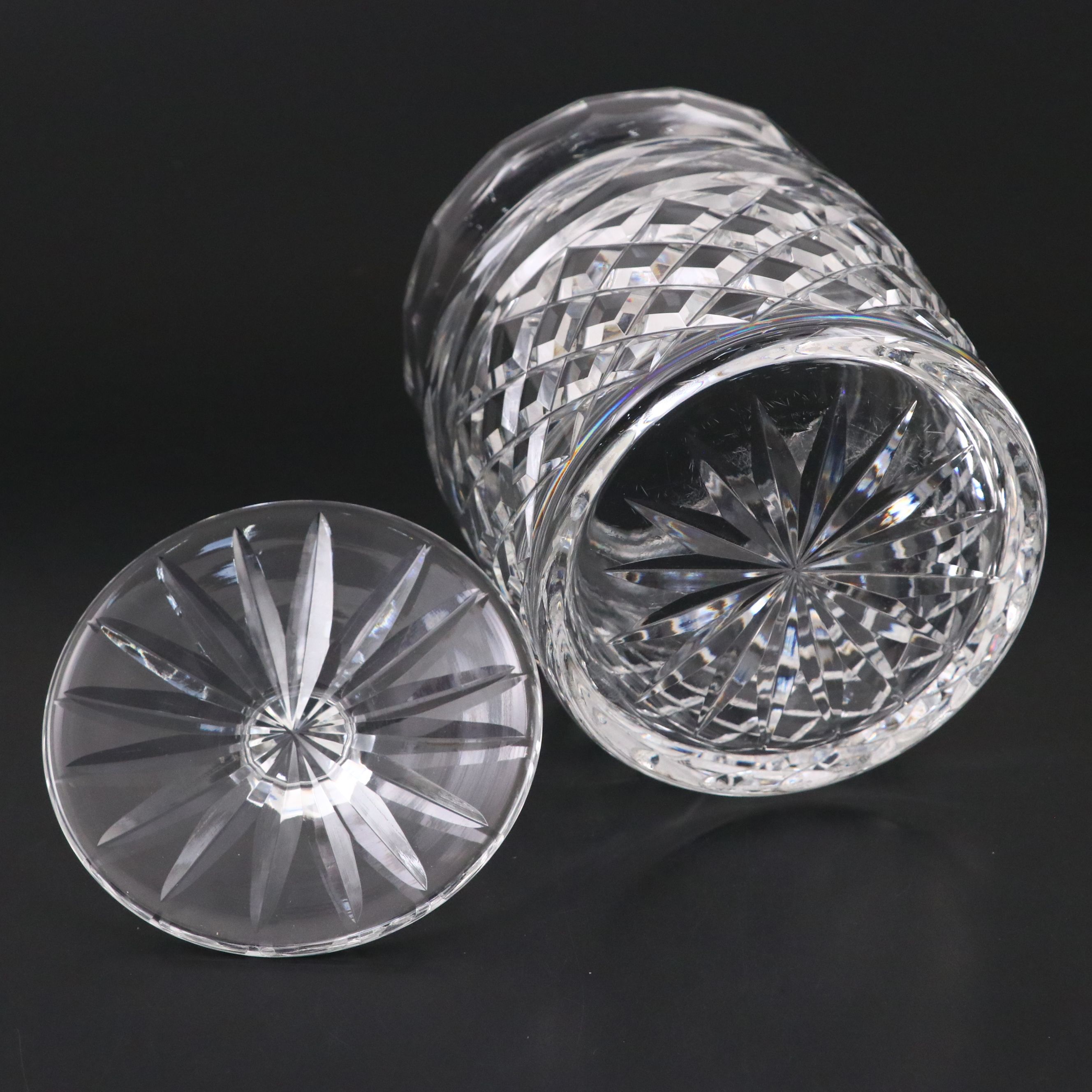 Waterford Crystal "Glandore" Biscuit Barrel