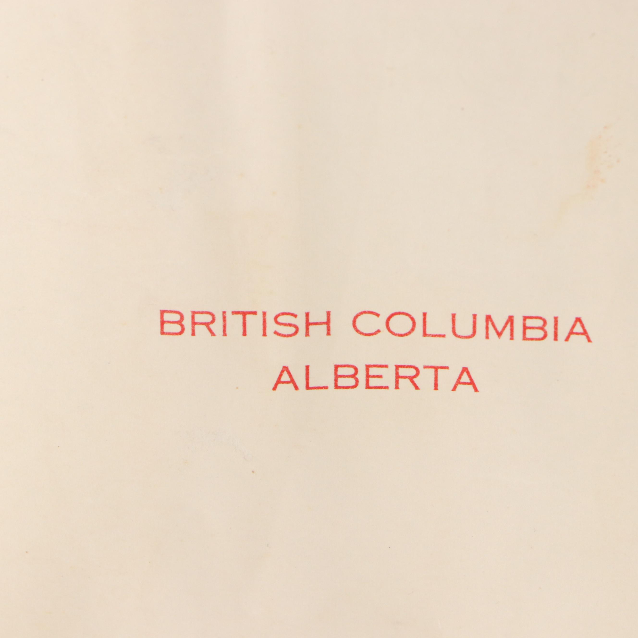 Collection of Canada Department of Mines and Technical Surveys Lithographic Maps