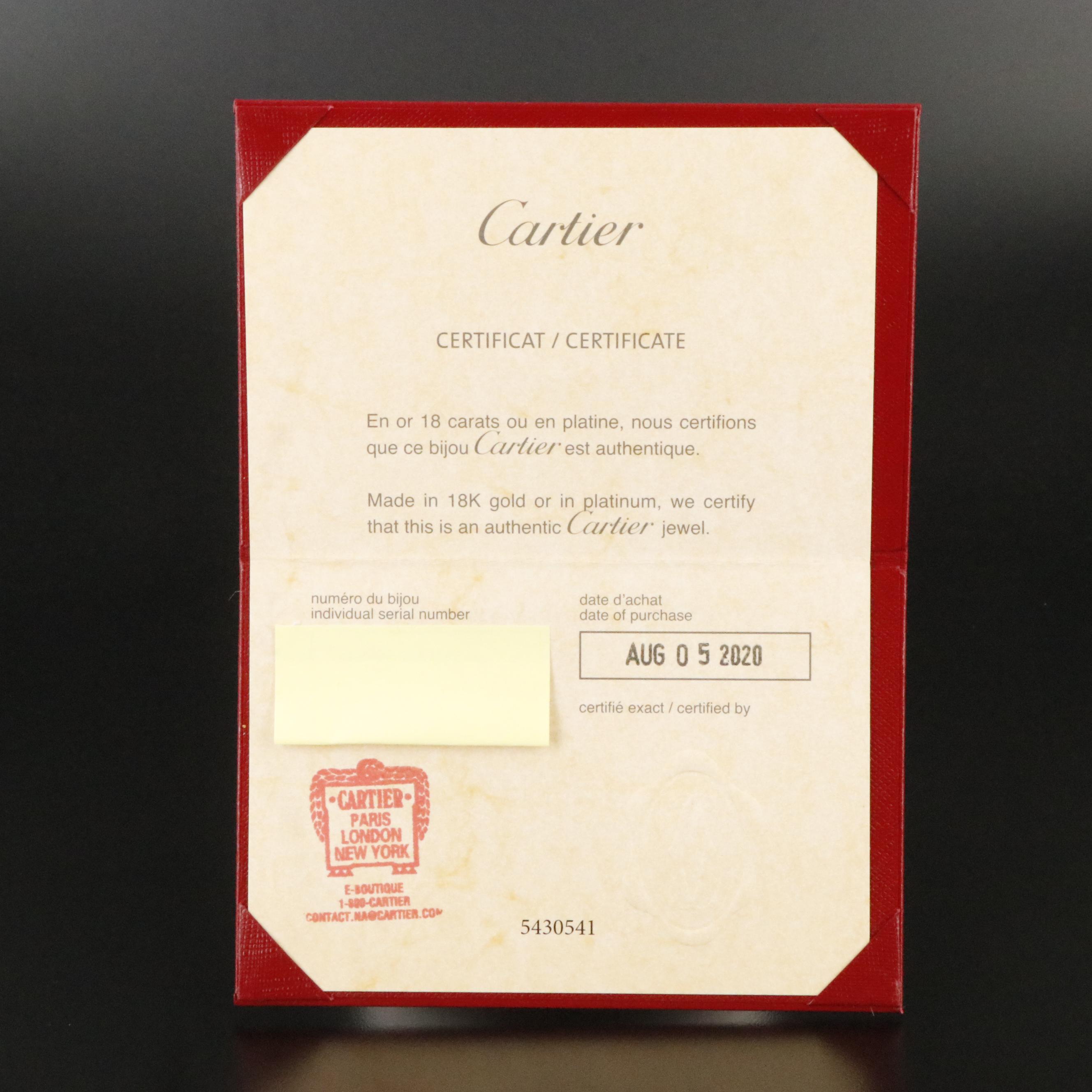 Cartier Amulette de Cartier 18K Rose Gold Malachite Diamond Necklace with COA