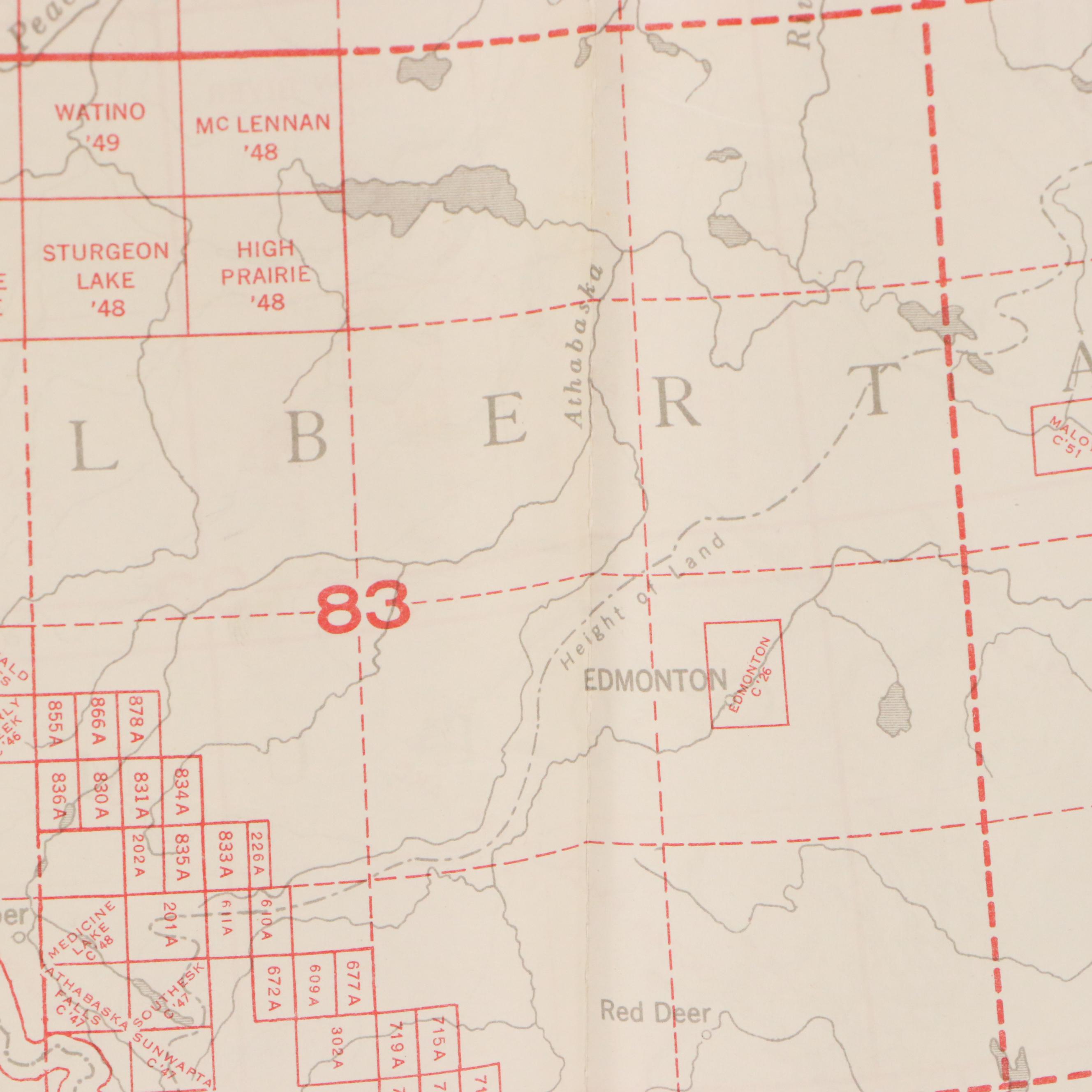 Collection of Canada Department of Mines and Technical Surveys Lithographic Maps