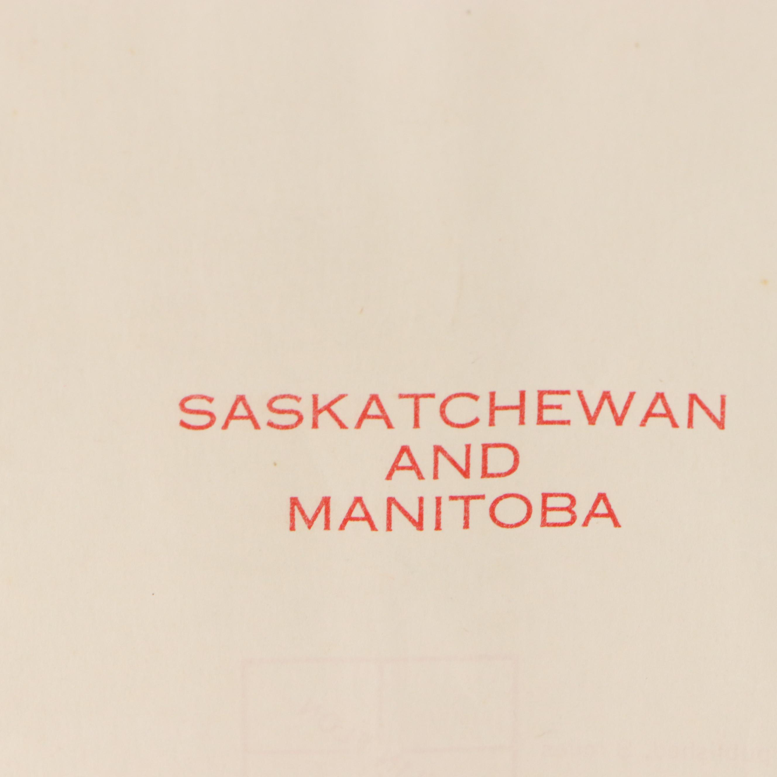 Collection of Canada Department of Mines and Technical Surveys Lithographic Maps