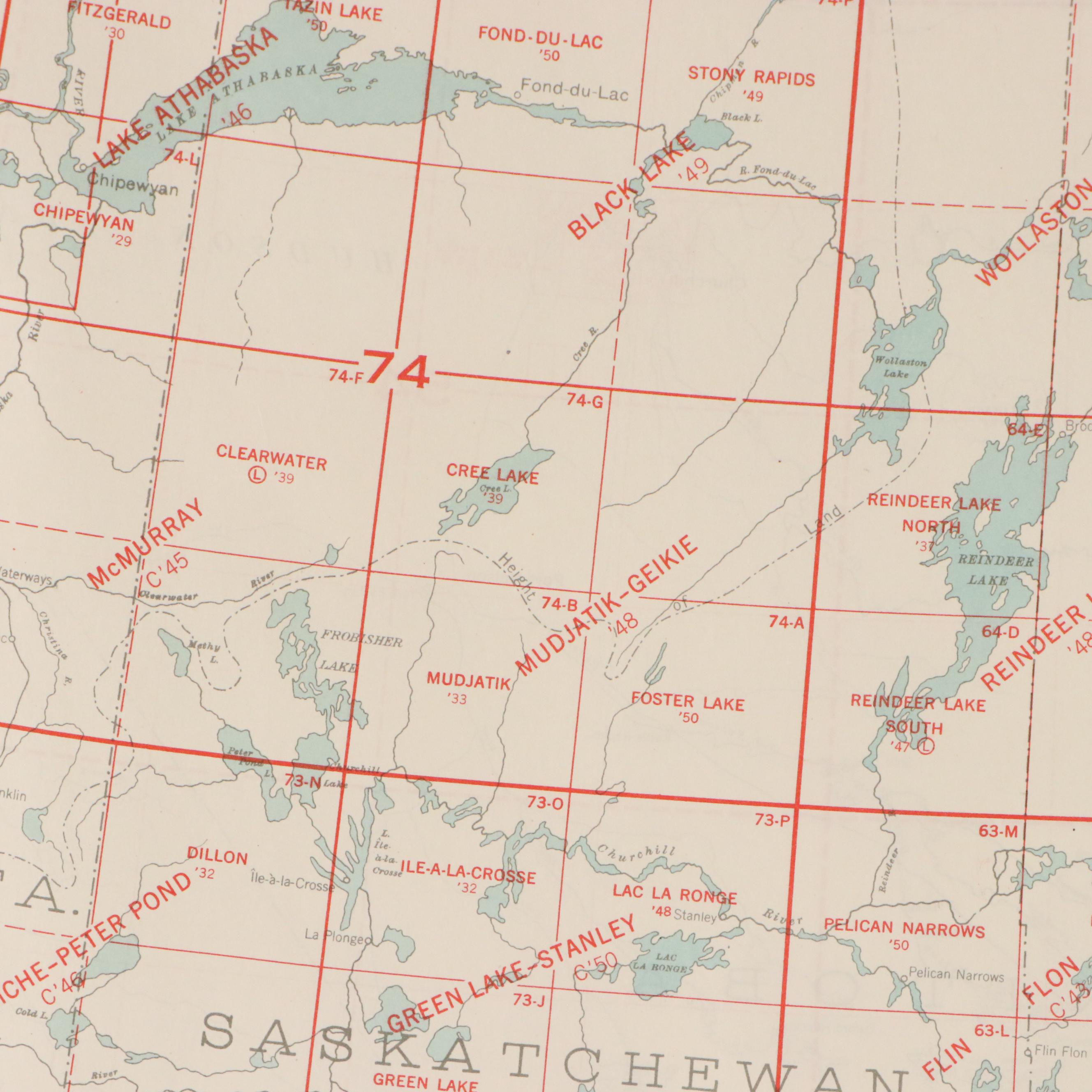 Collection of Canada Department of Mines and Technical Surveys Lithographic Maps