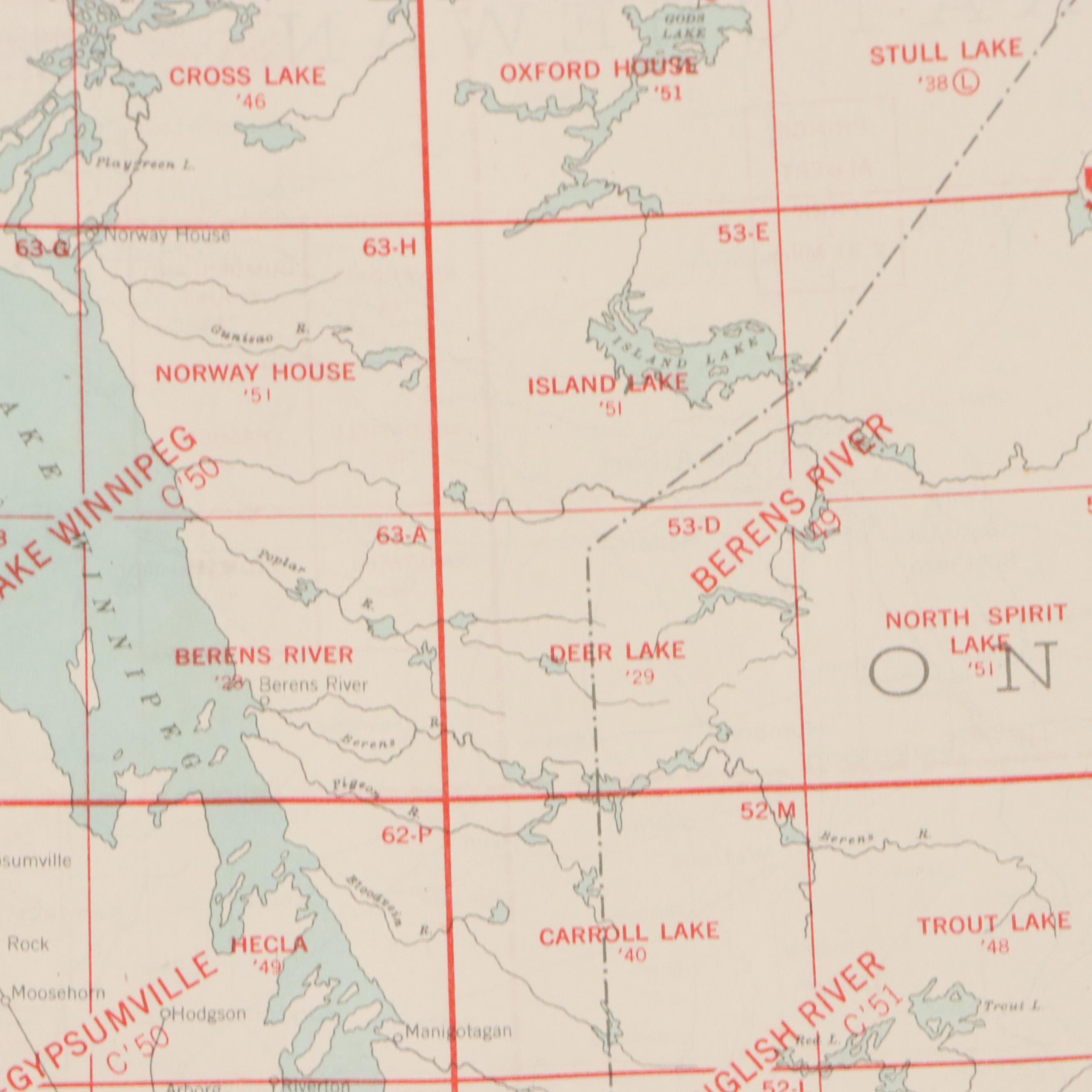 Collection of Canada Department of Mines and Technical Surveys Lithographic Maps