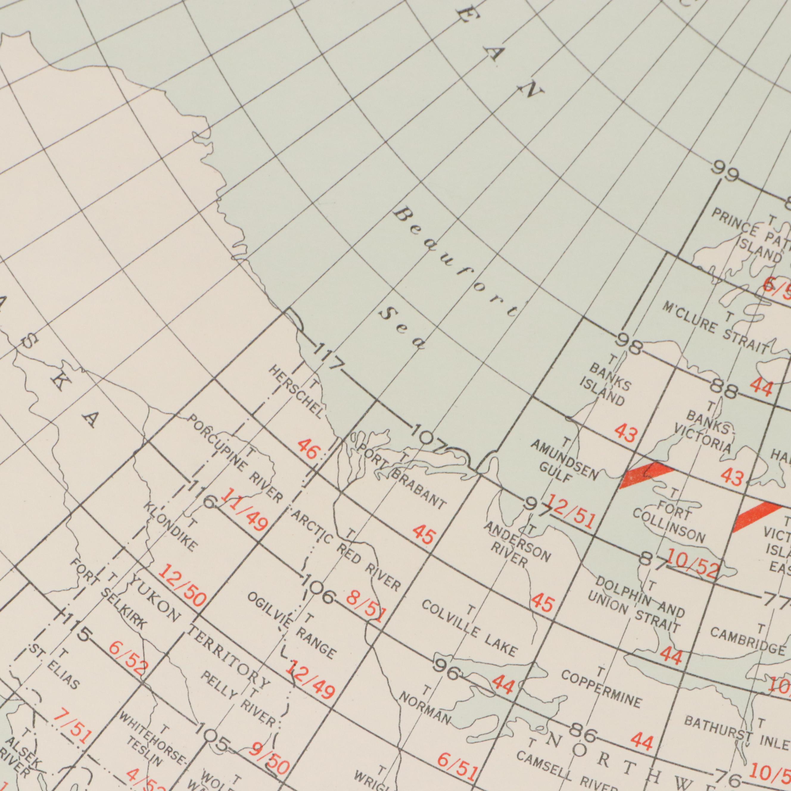 Collection of Canada Department of Mines and Technical Surveys Lithographic Maps