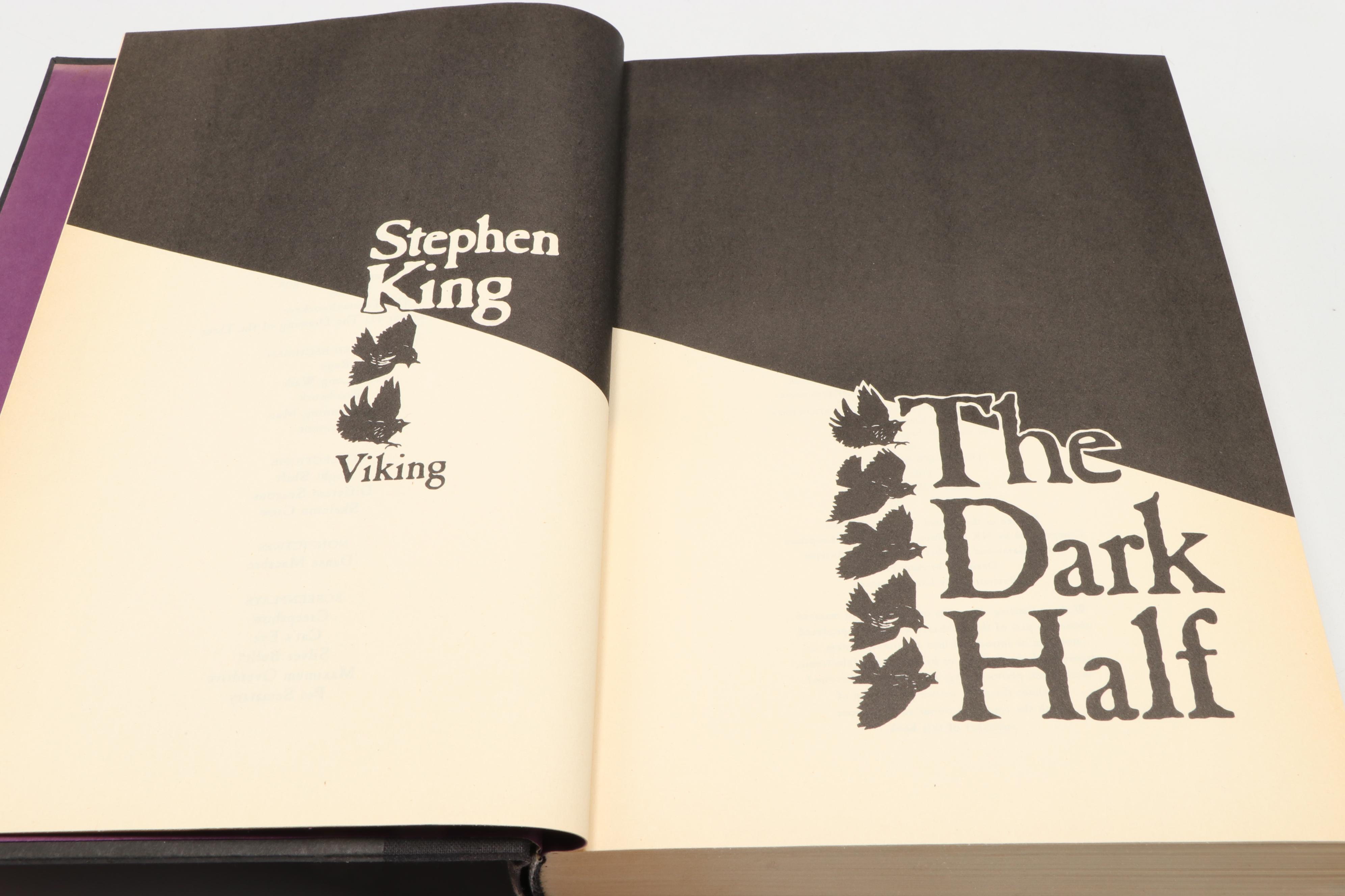 First Printing "The Dark Half" and More by Stephen King
