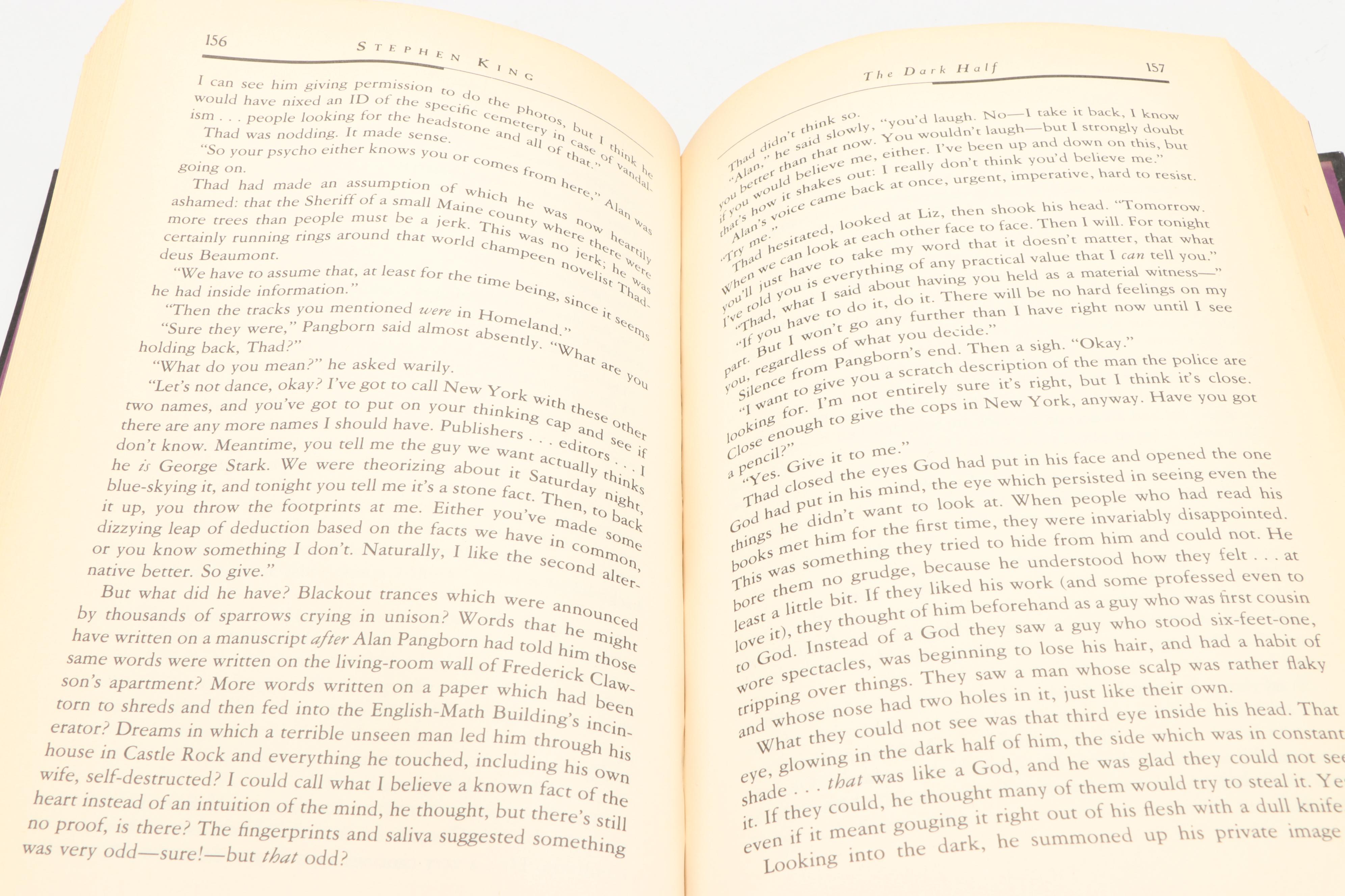 First Printing "The Dark Half" and More by Stephen King