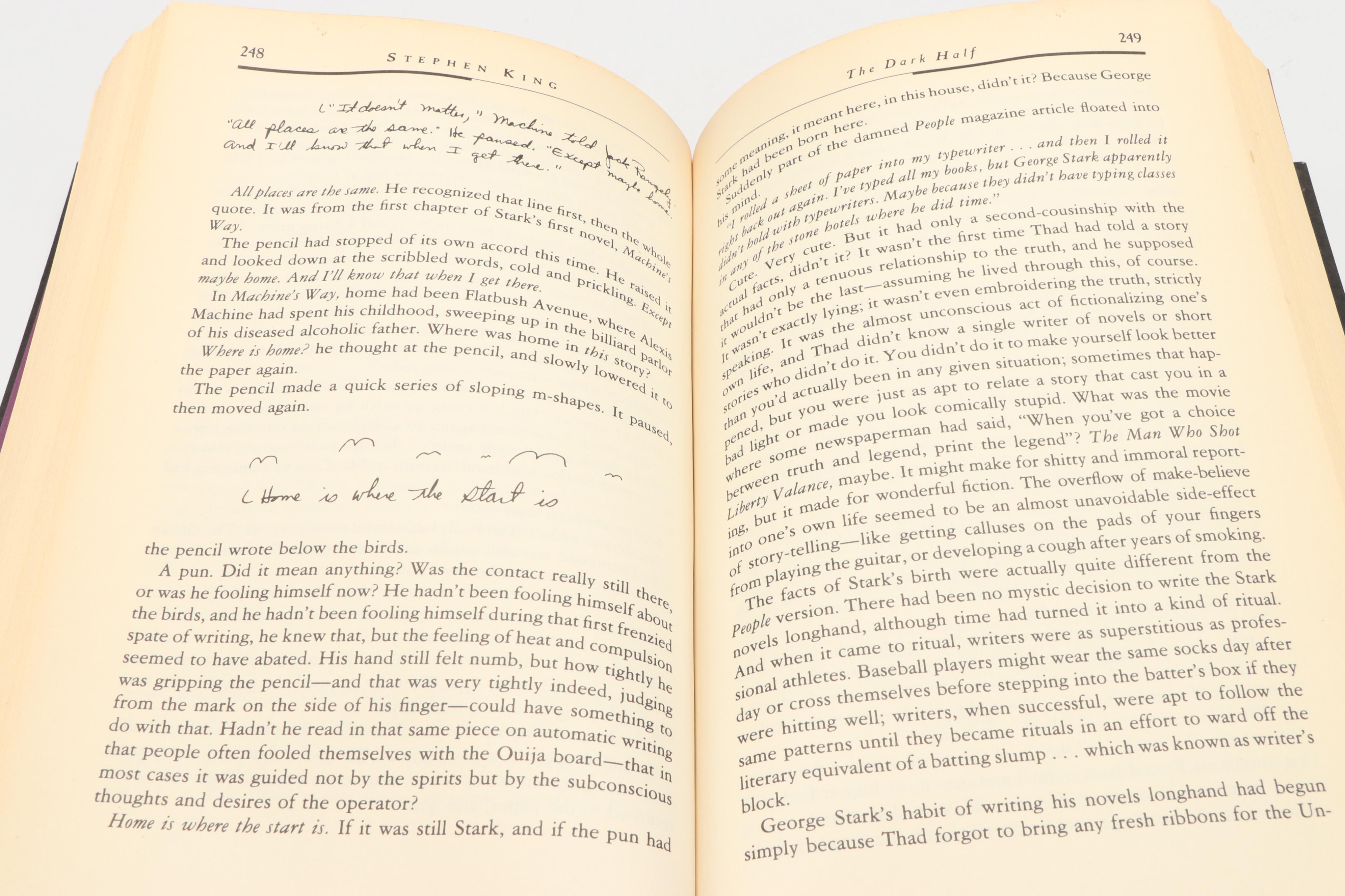 First Printing "The Dark Half" and More by Stephen King