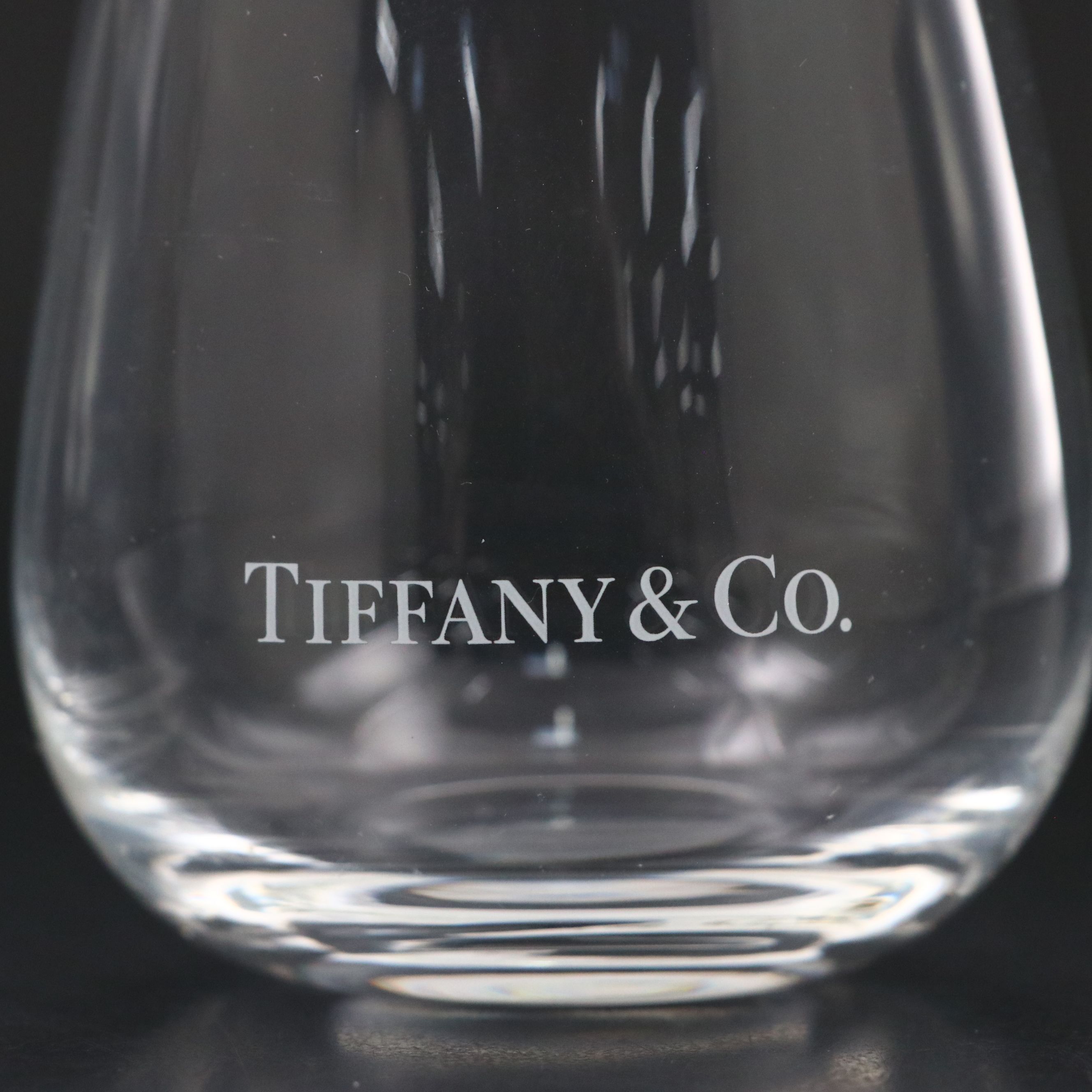 Tiffany & Co. Stemless Crystal Wine Glasses