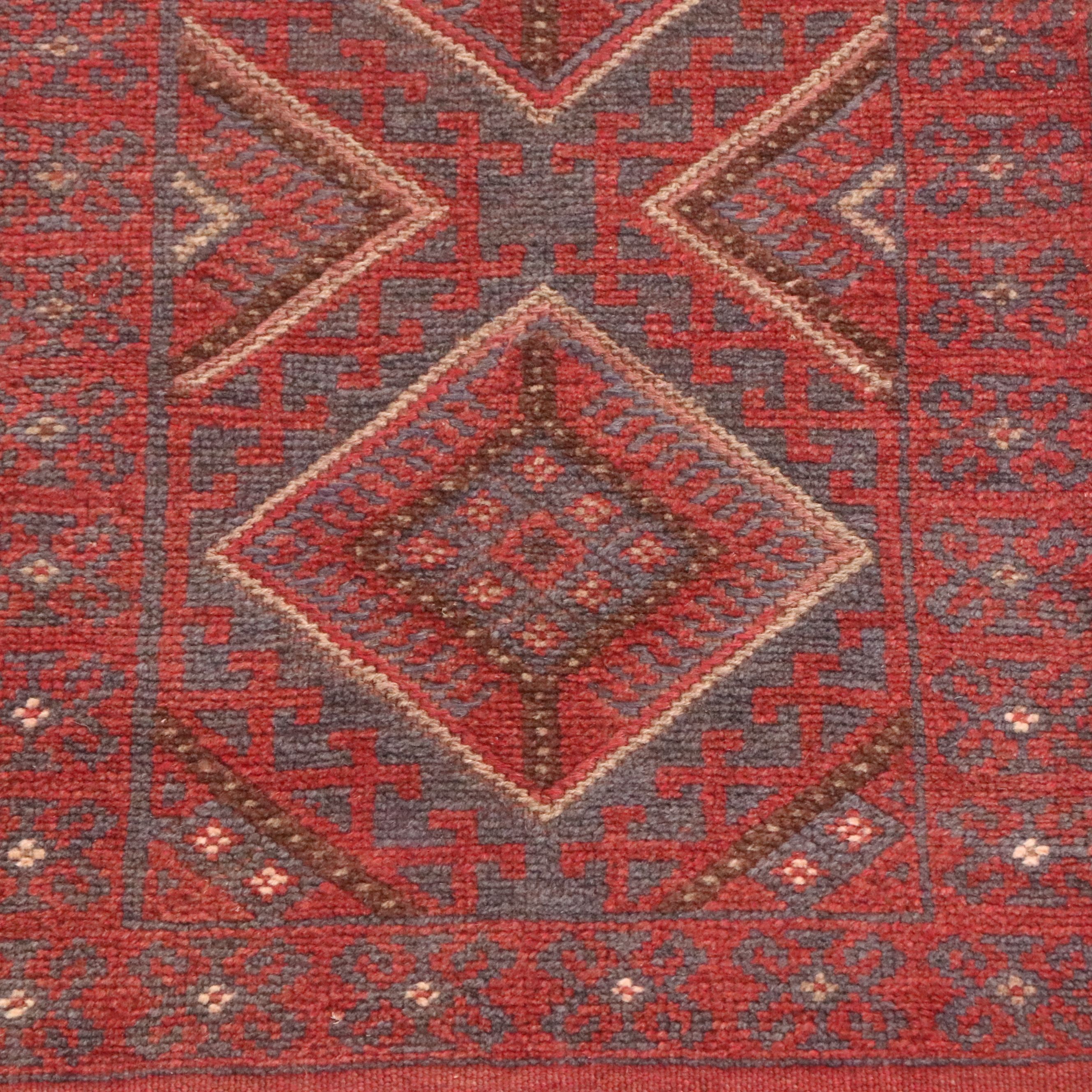 1'10 x 8' Handwoven Afghan Mashwani Carpet Runner