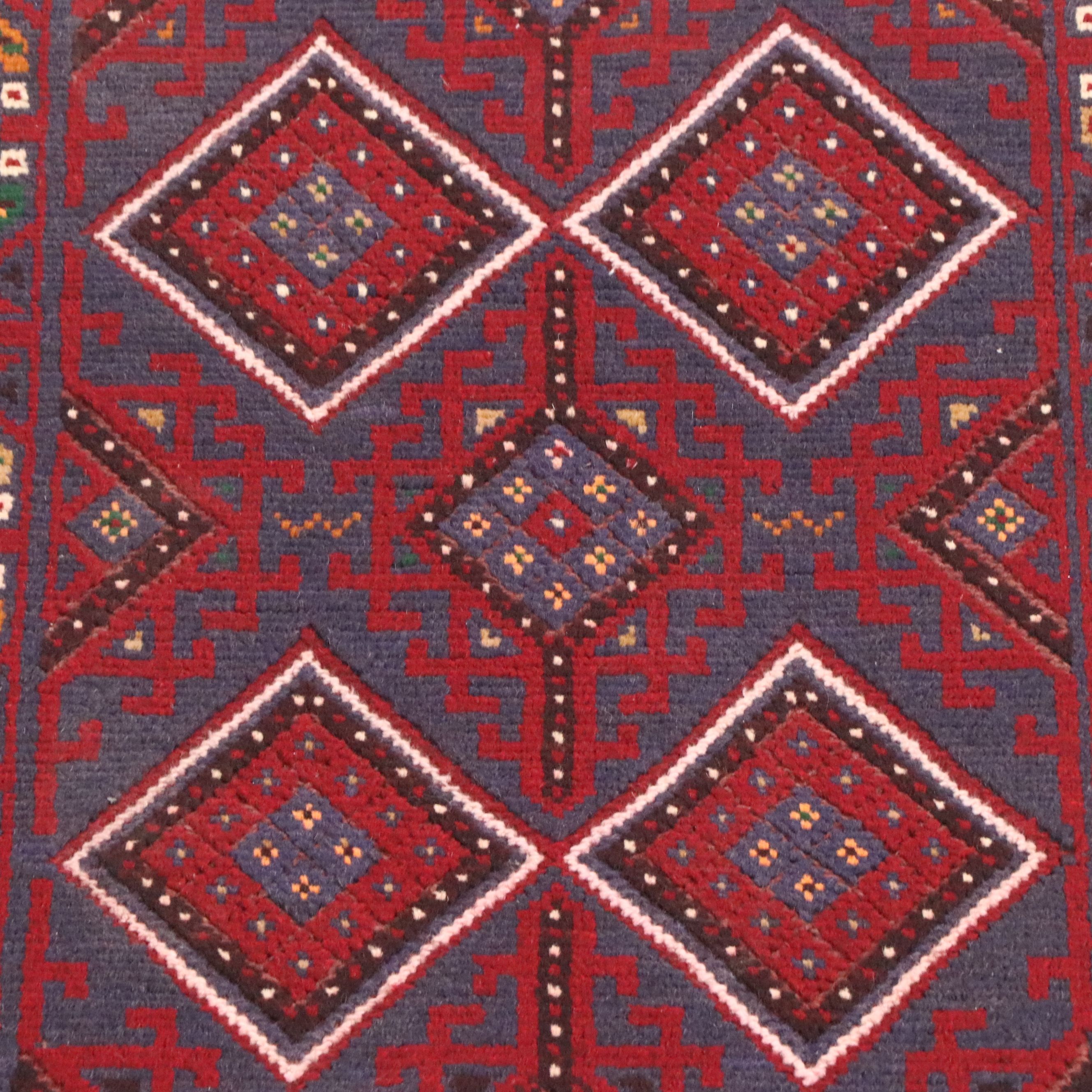 2'3 x 11'7 Handwoven Afghan Mashwani Carpet Runner