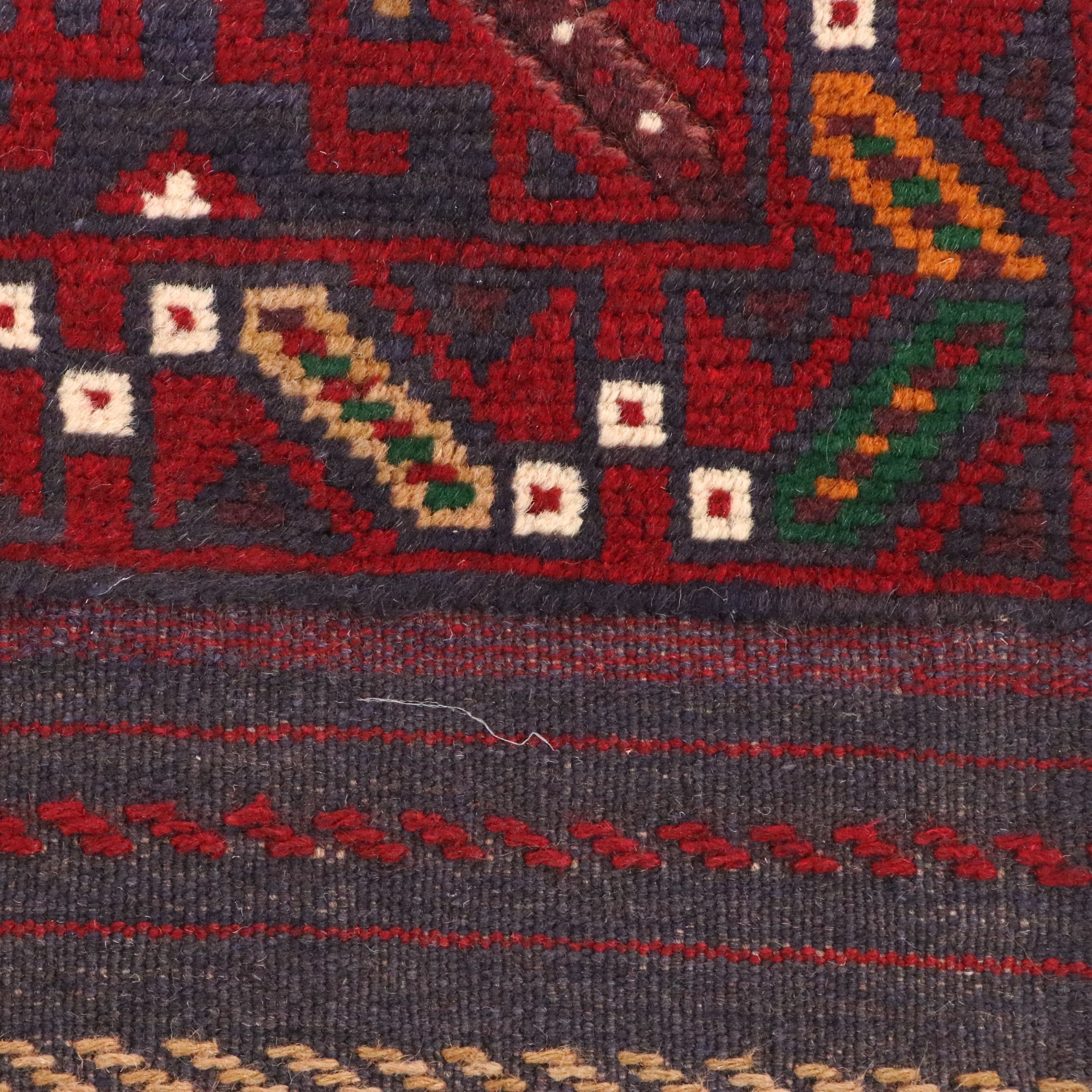 2'3 x 11'7 Handwoven Afghan Mashwani Carpet Runner