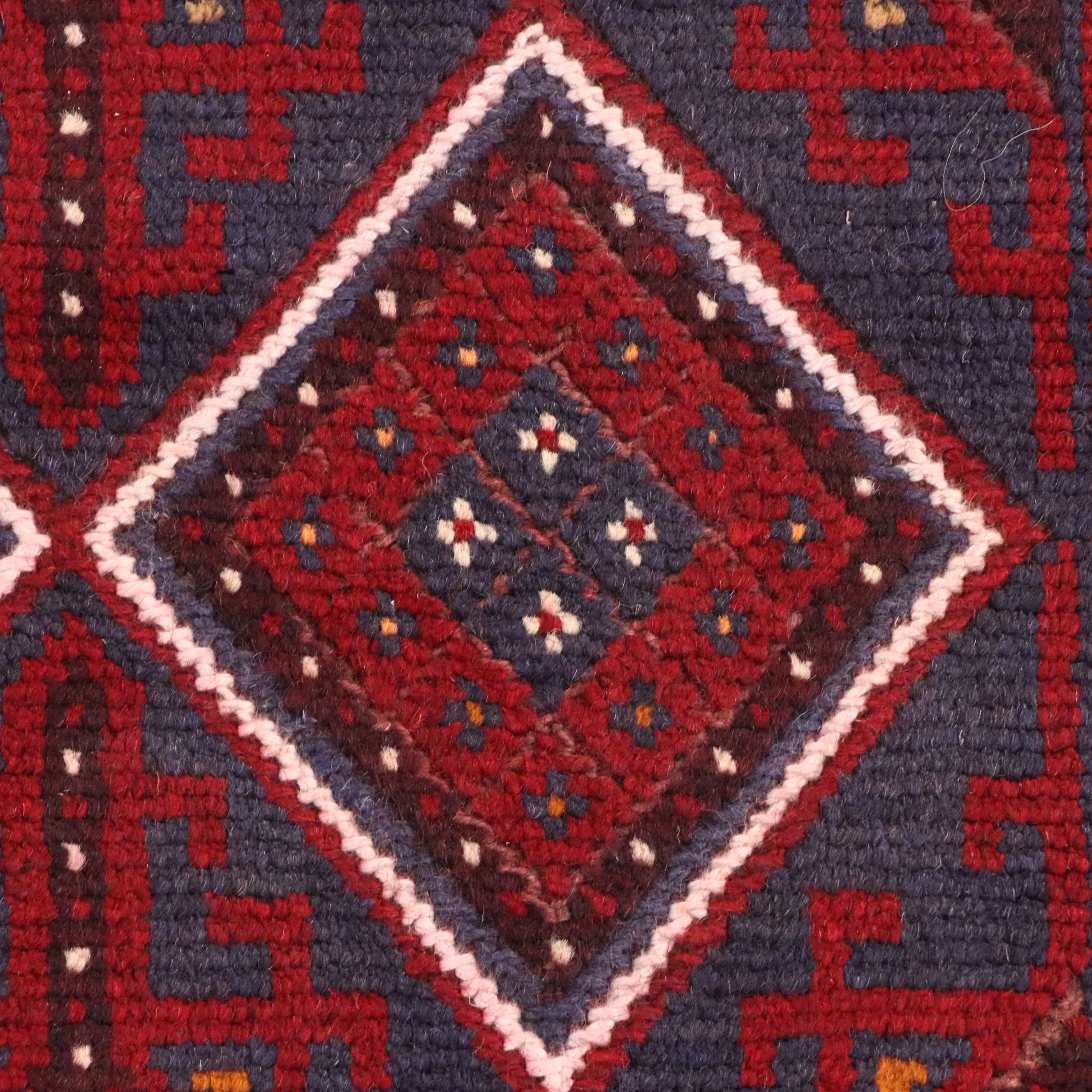 2'3 x 11'7 Handwoven Afghan Mashwani Carpet Runner